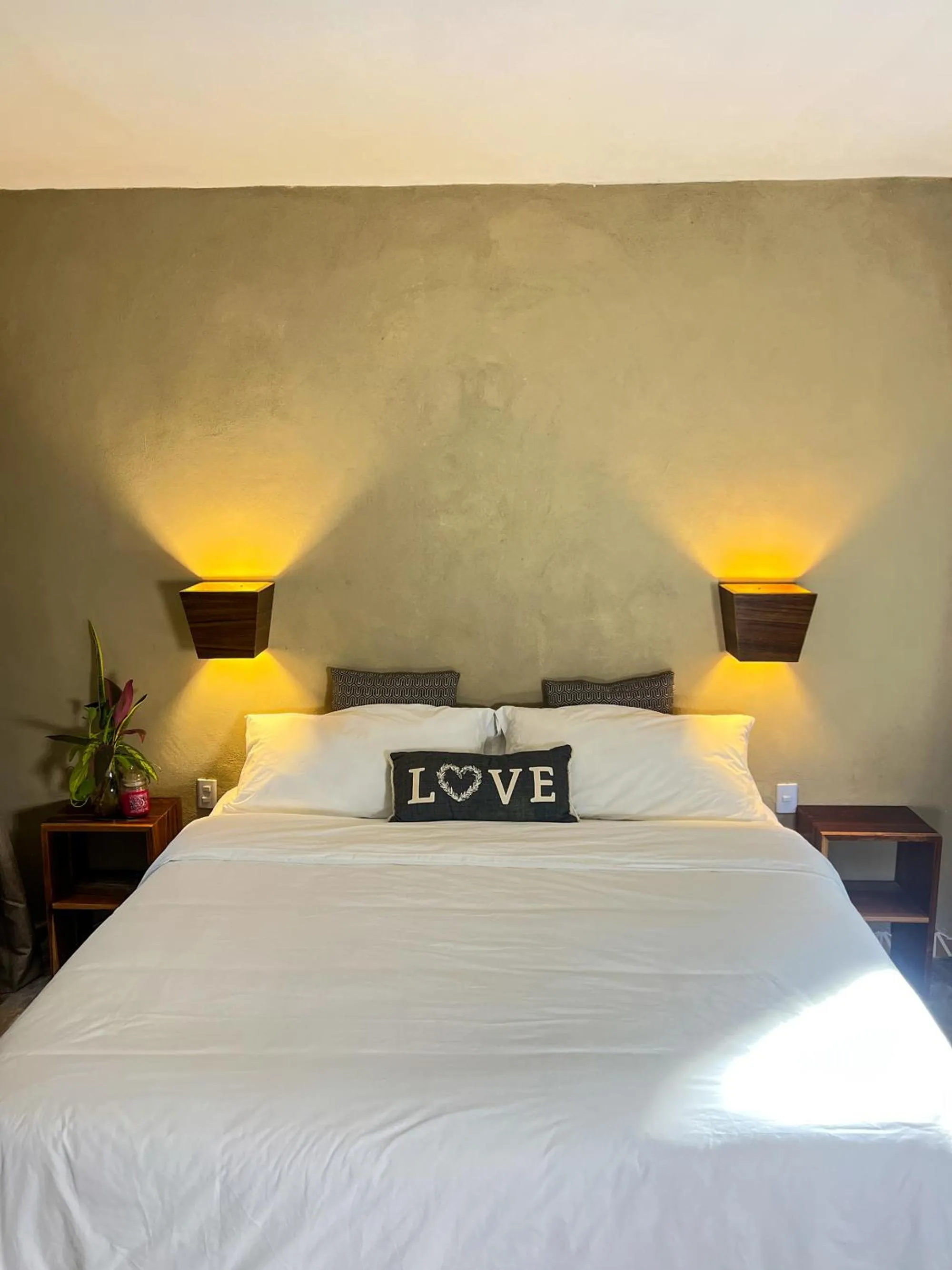 Bed in Hokhmah Heart Hotel