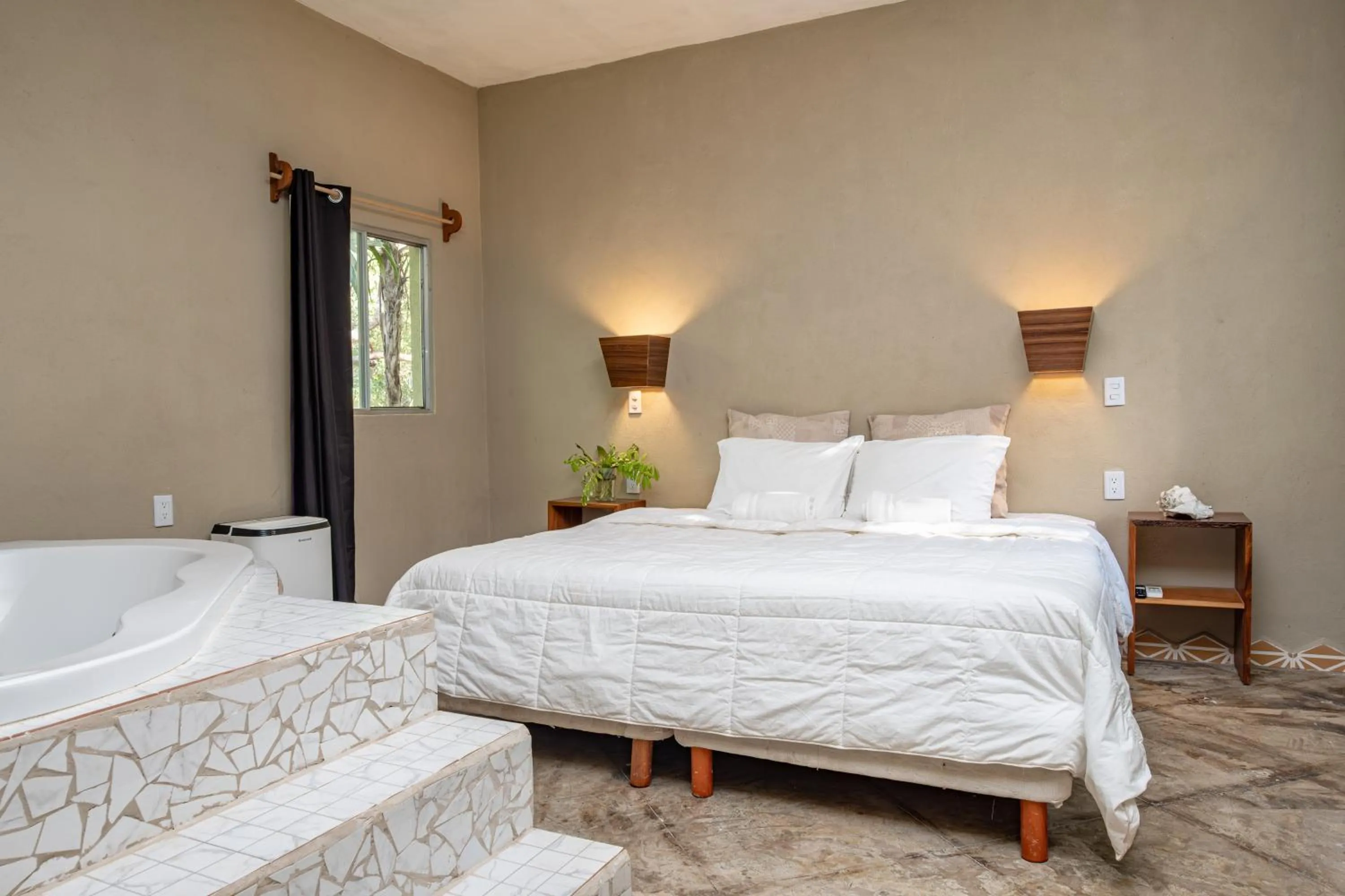 Bed in Hokhmah Heart Hotel