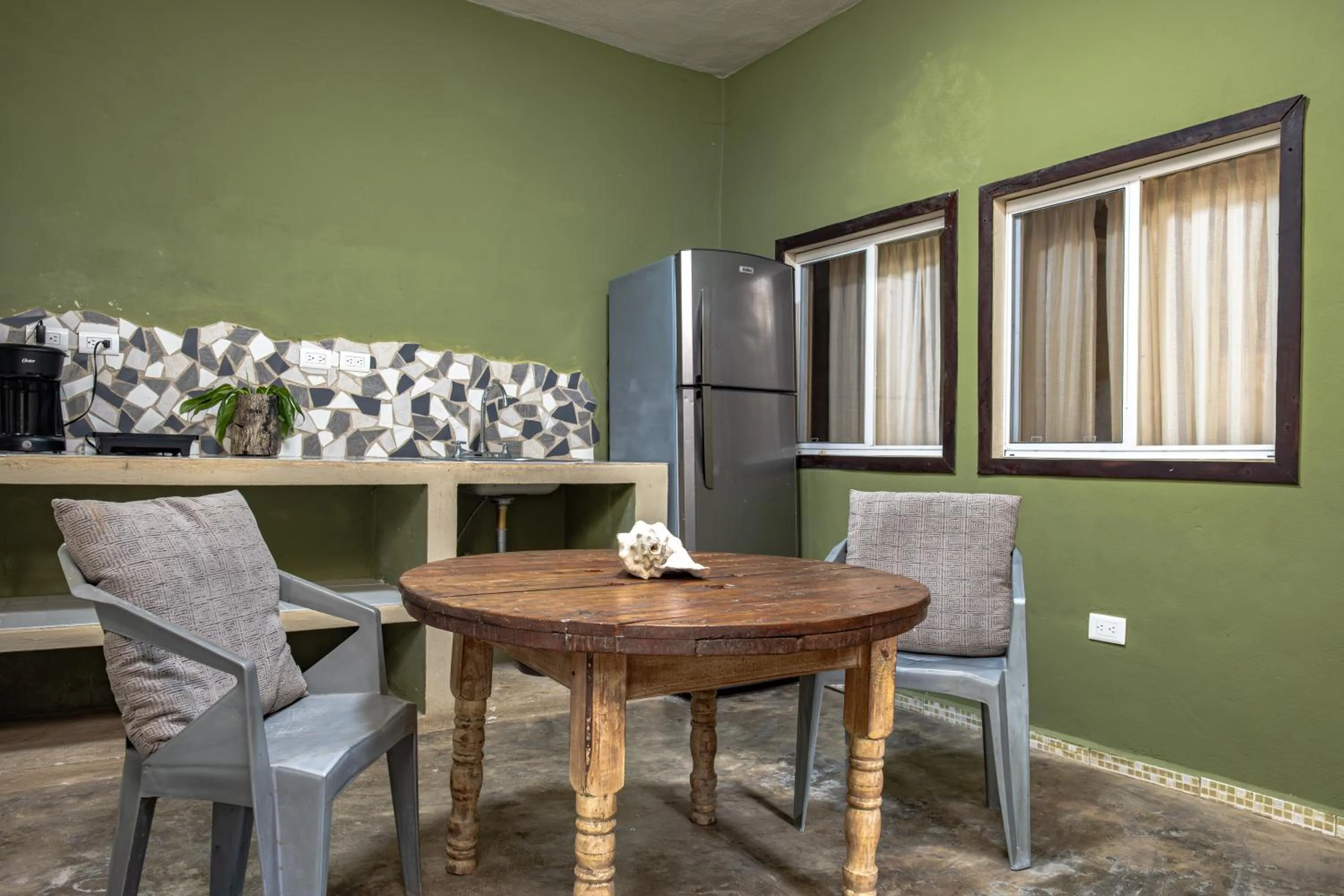 Kitchen or kitchenette in Hokhmah Heart Hotel