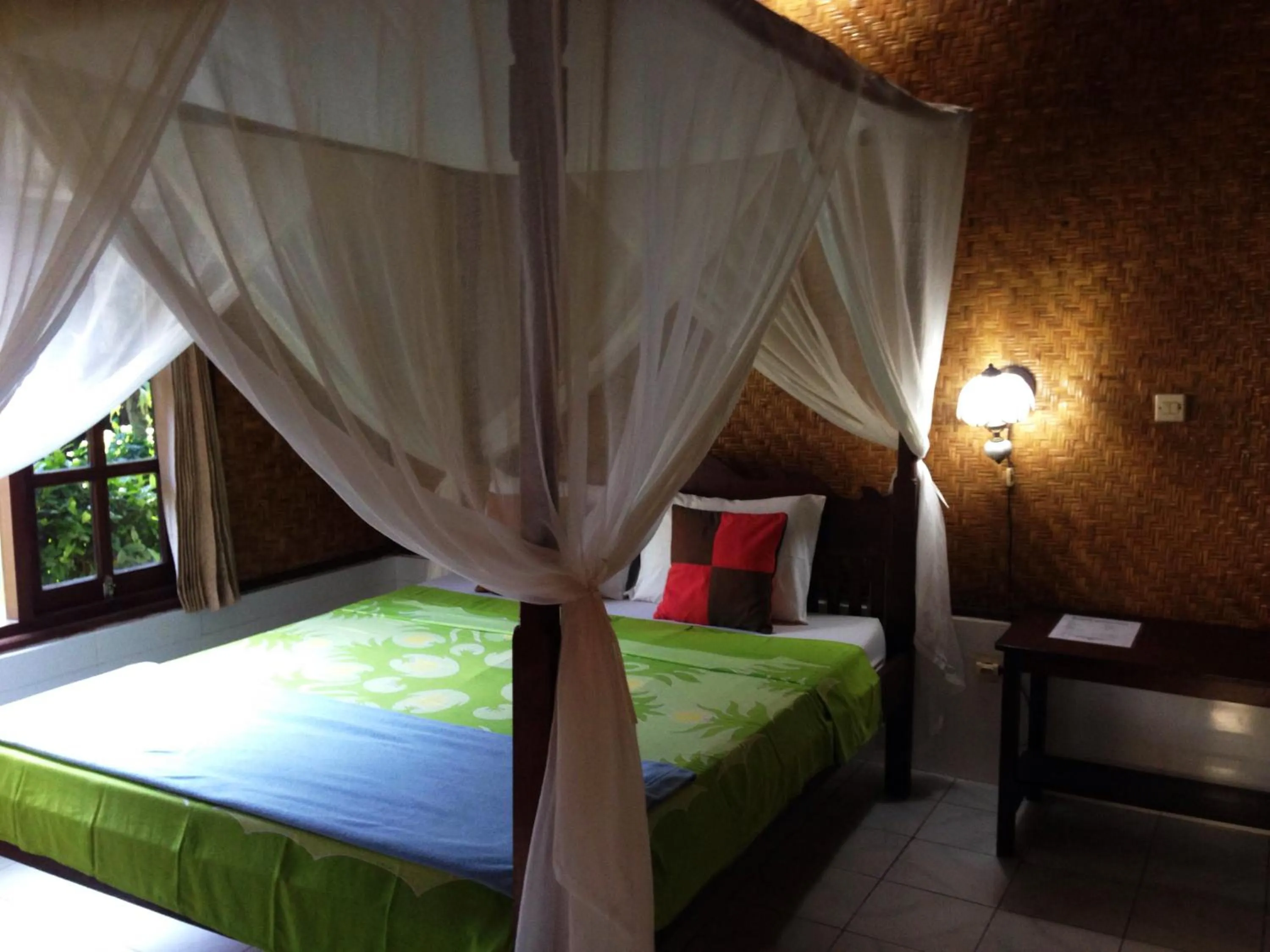 Bed in Pondok Bambu Homestay