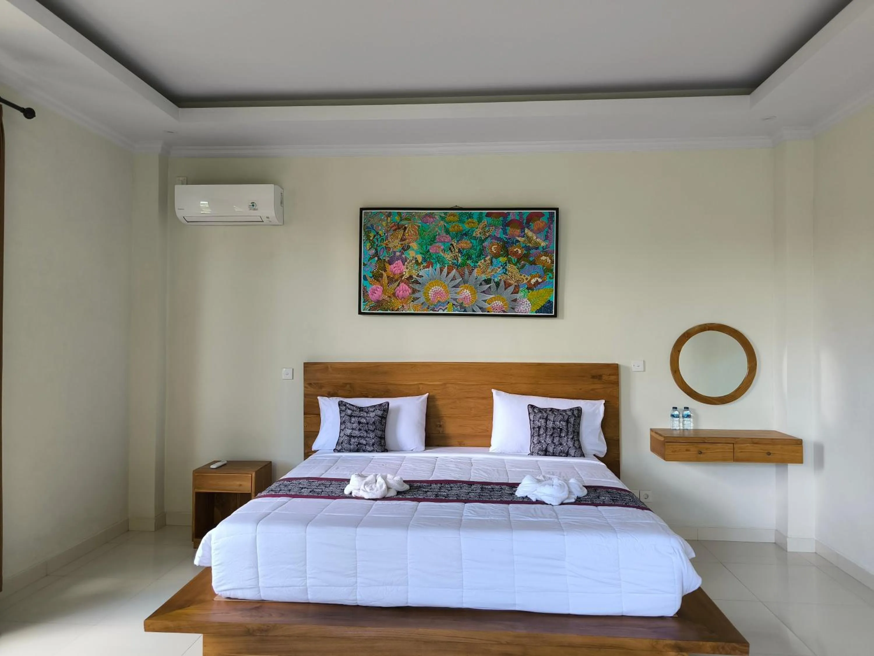 Bed in Pondok Bambu Homestay