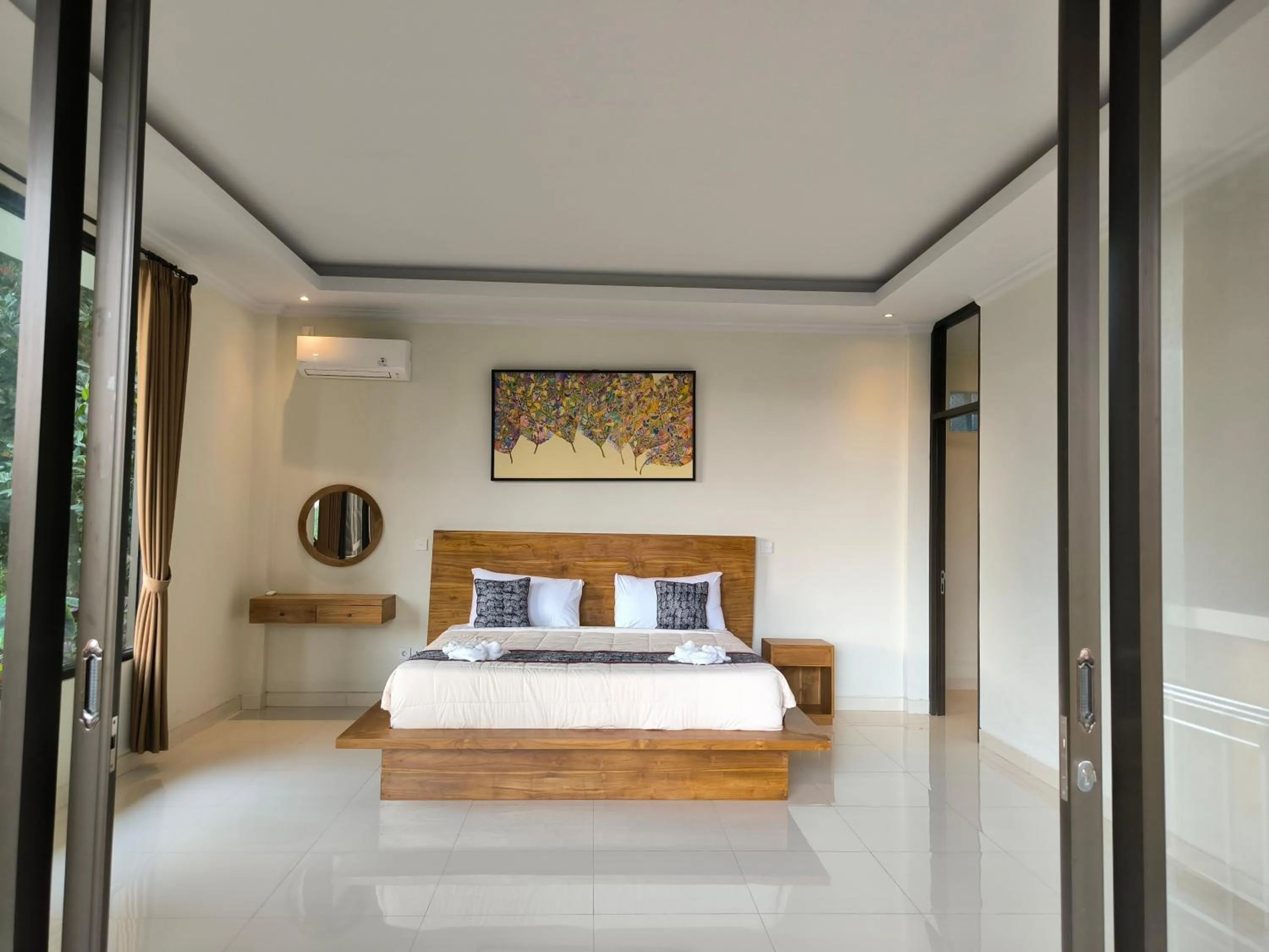 Bed in Pondok Bambu Homestay