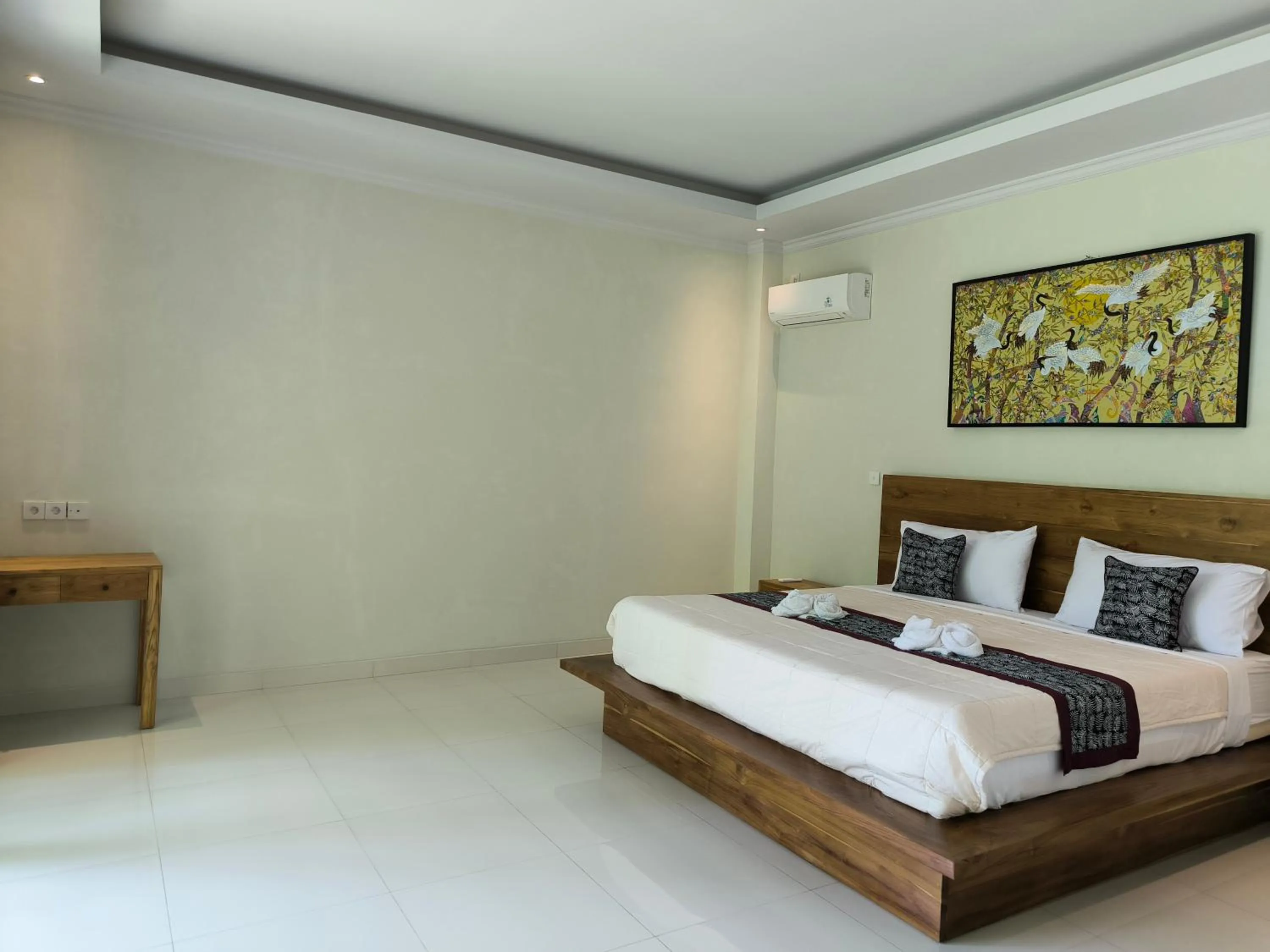 Bed in Pondok Bambu Homestay