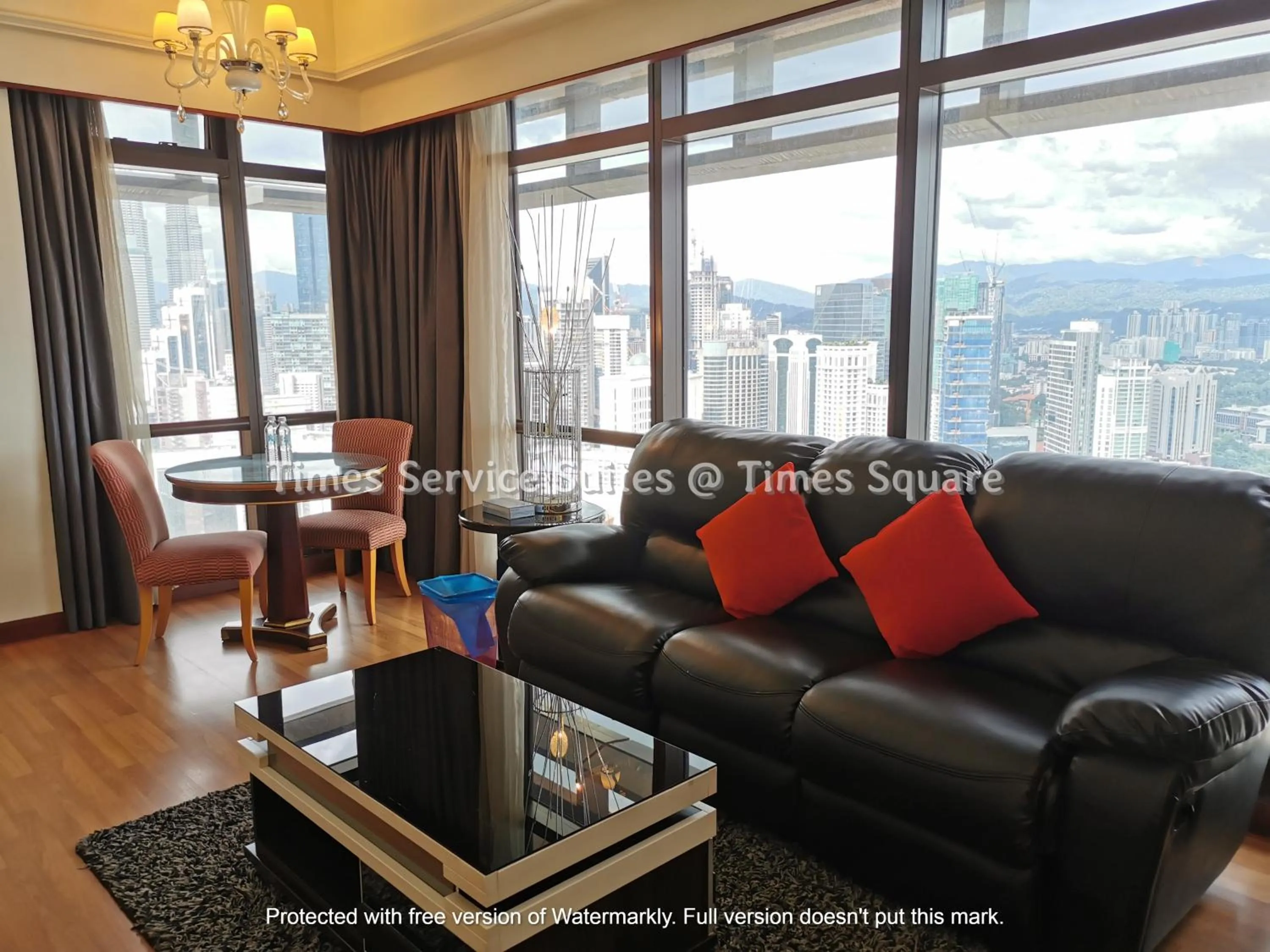 Living room in Times Service Suites @ Times Square