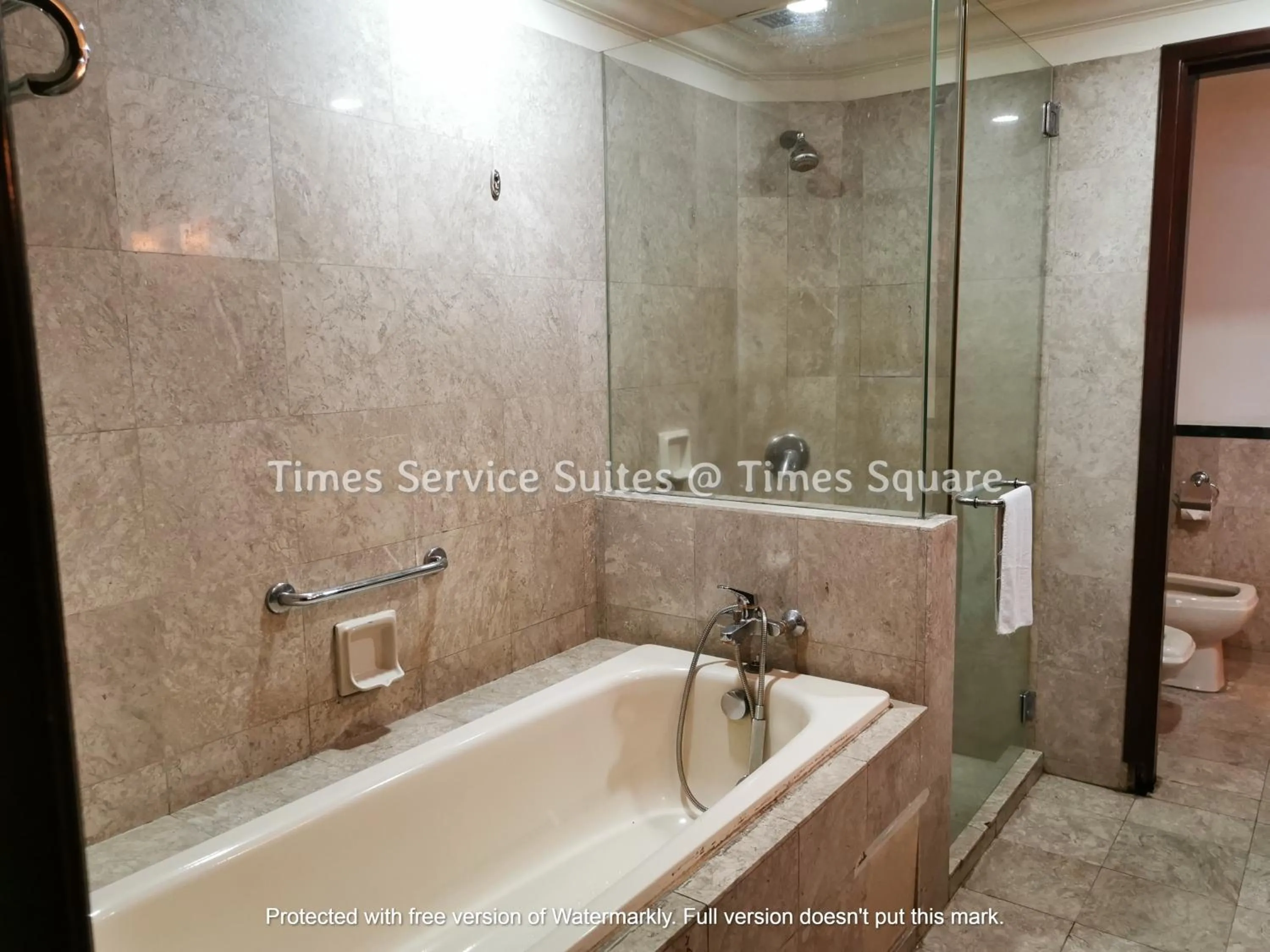 Bathroom in Times Service Suites @ Times Square