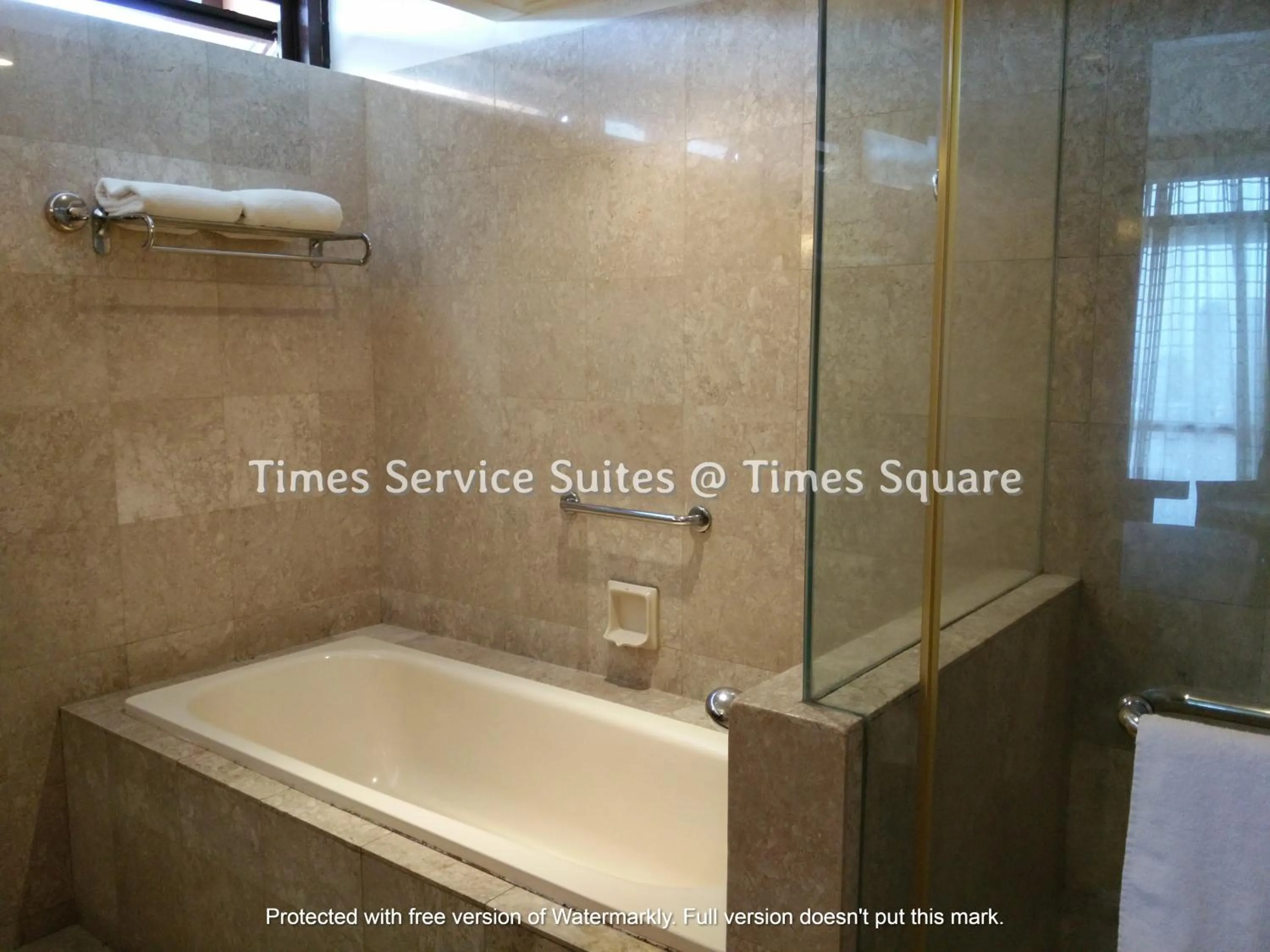 Bathroom in Times Service Suites @ Times Square