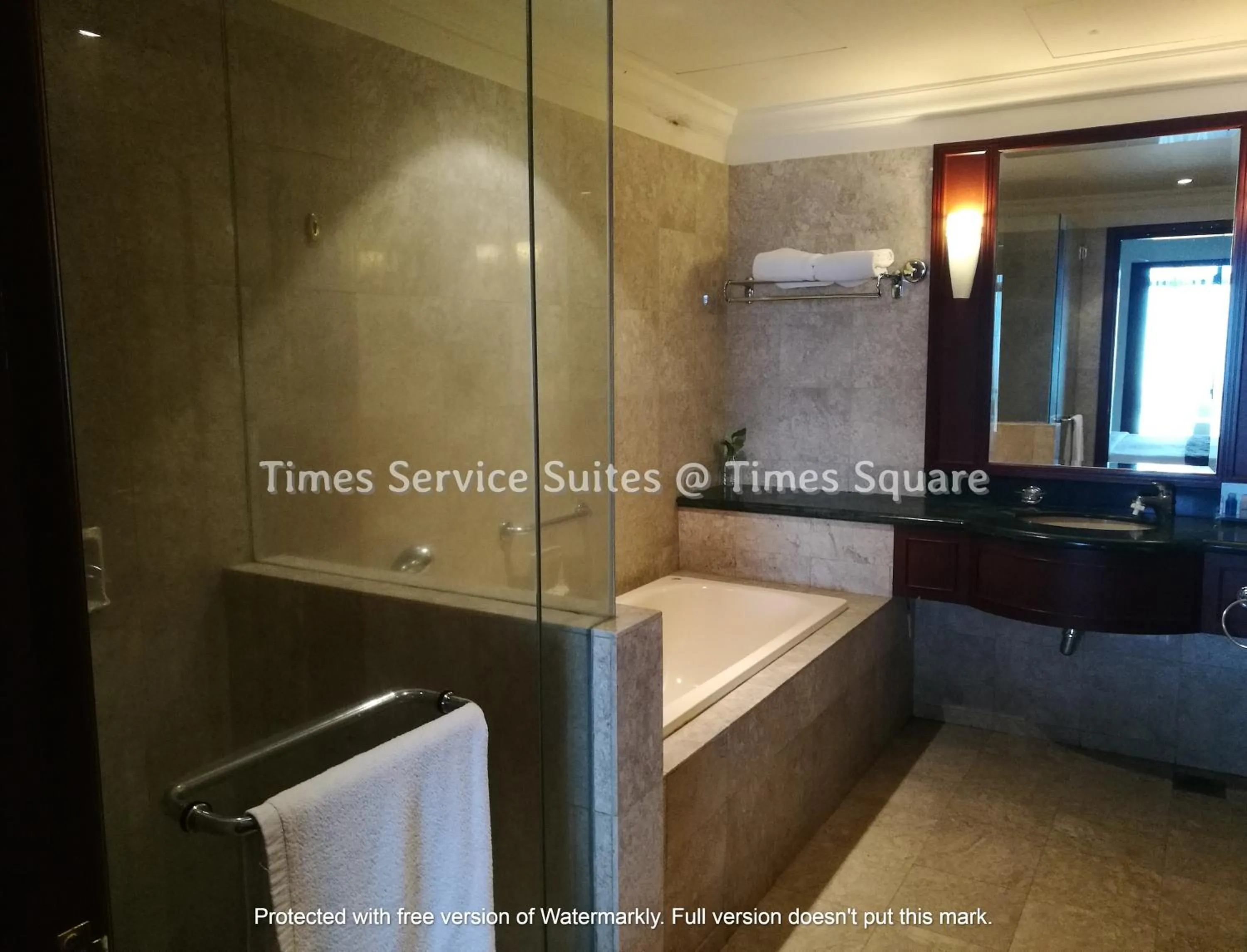 Bathroom in Times Service Suites @ Times Square
