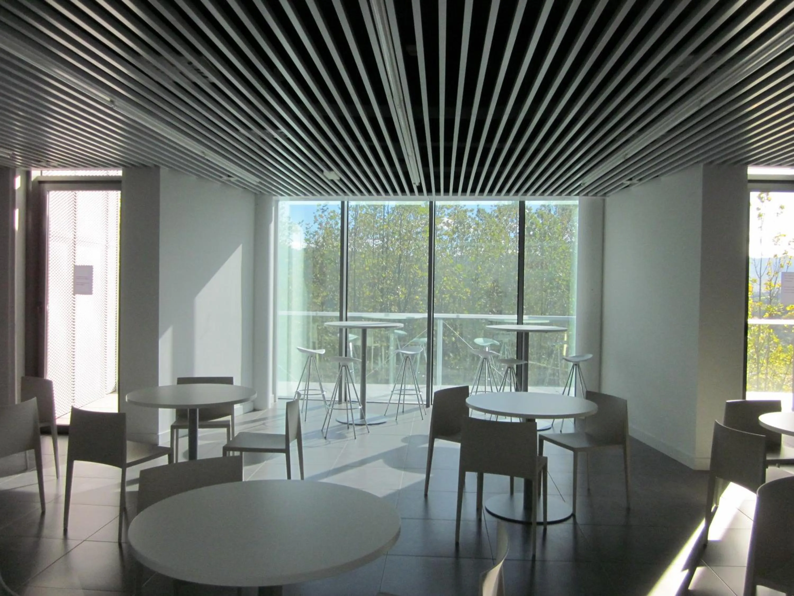 Communal lounge/ TV room in UBA Hostel