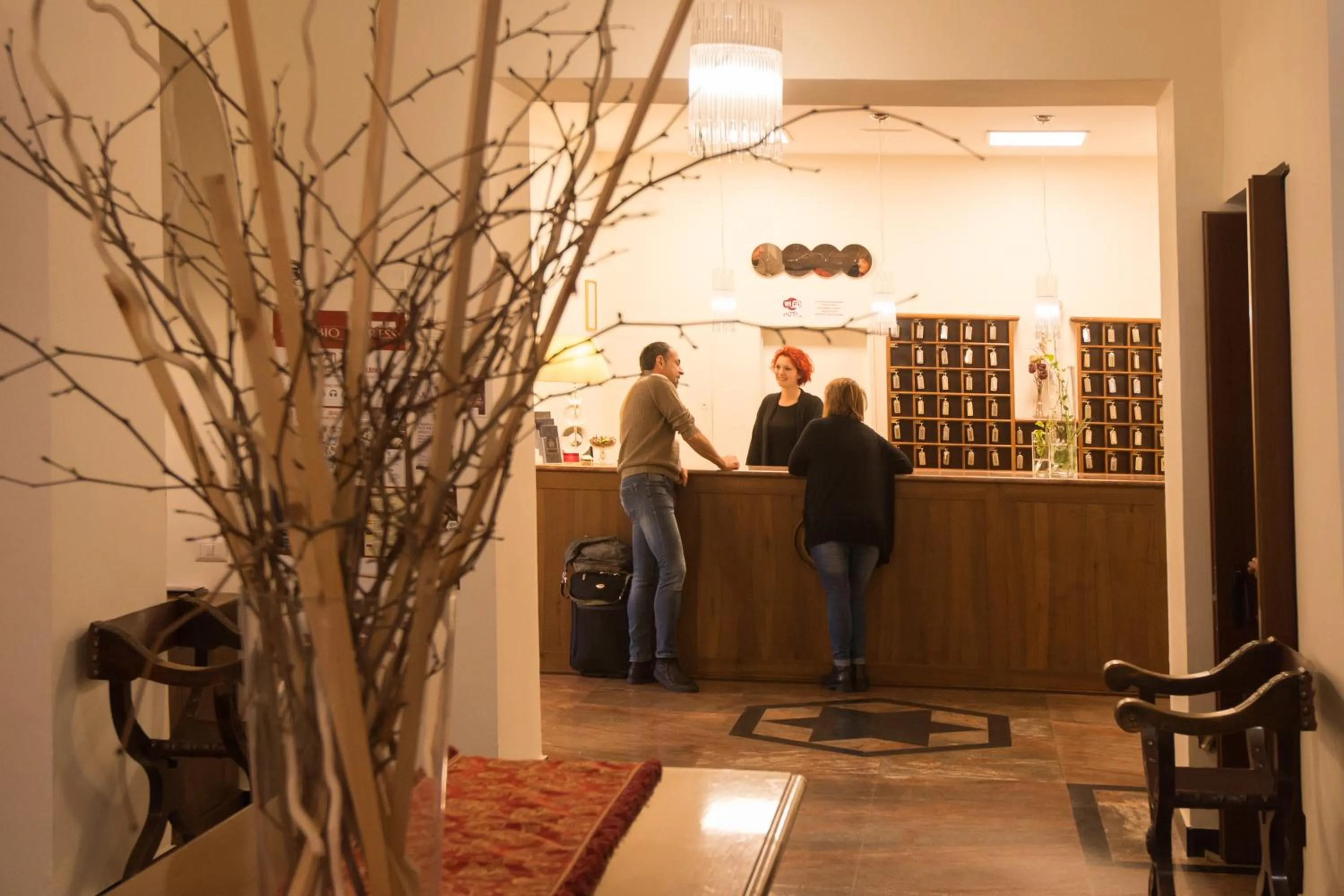 Lobby or reception in Hotel San Marco