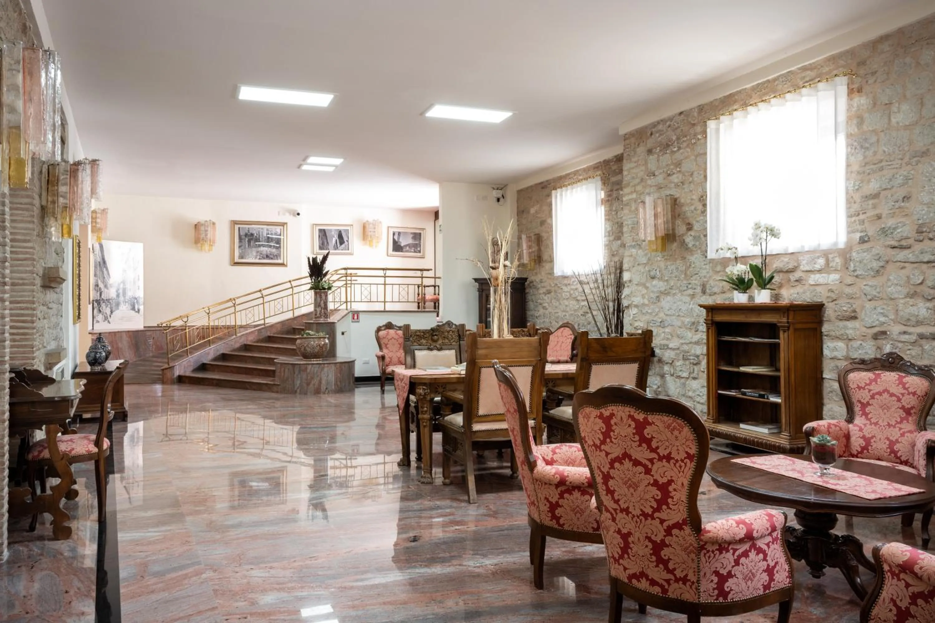 Lobby or reception in Hotel San Marco