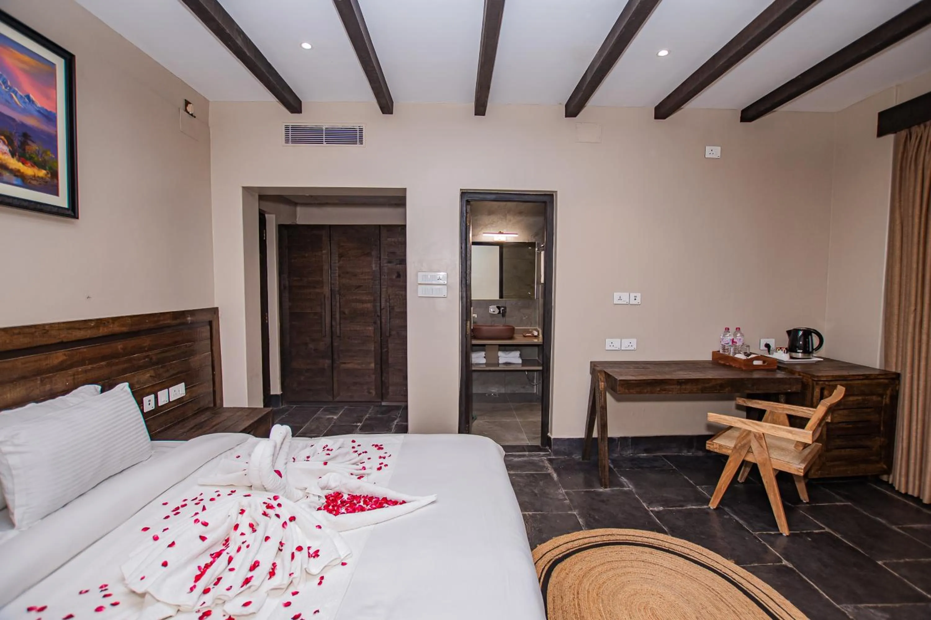 Bed in Raniban Retreat