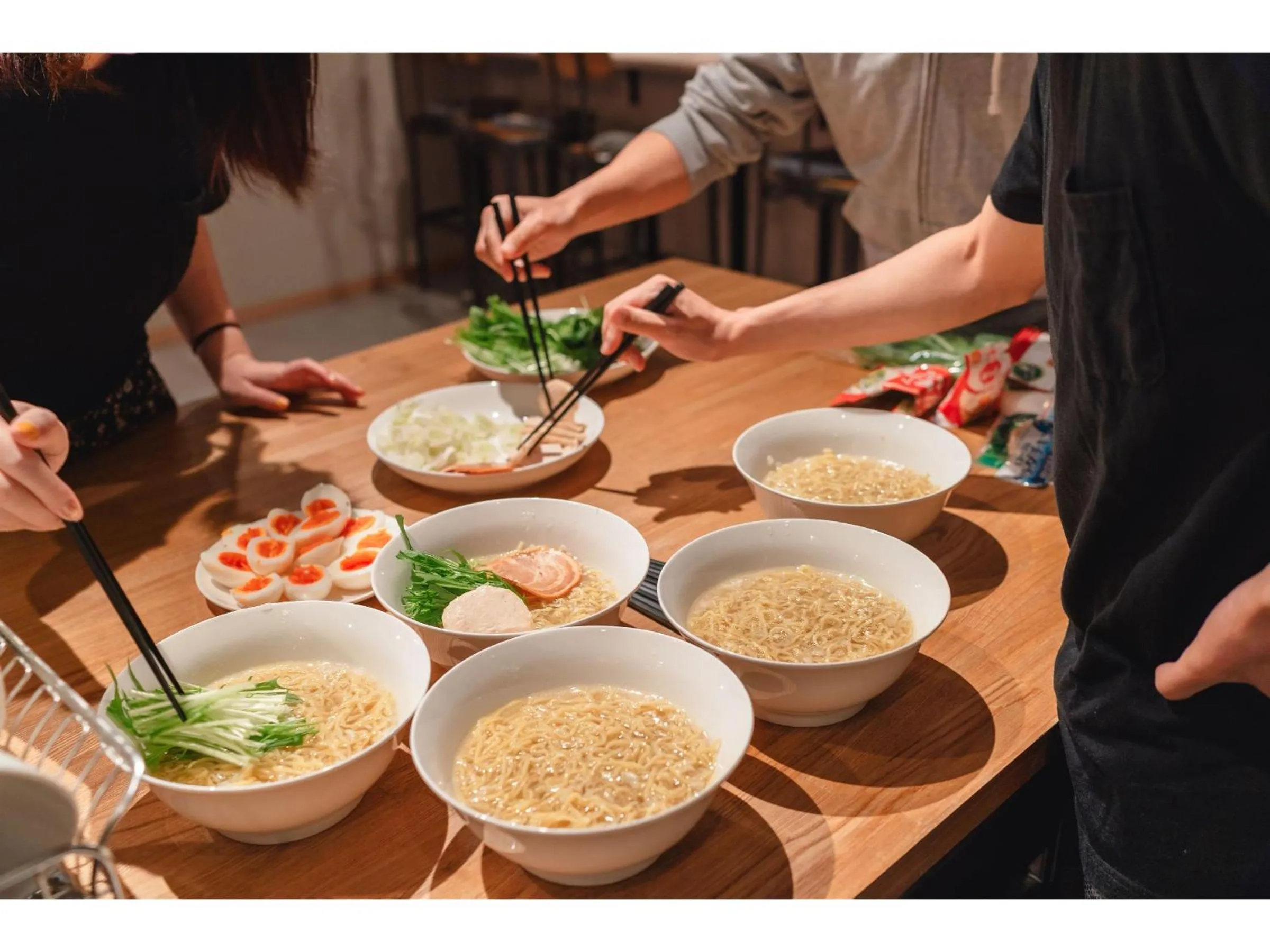 Communal kitchen in GRAND HOSTEL LDK Osaka Shinsaibashi - Former The Stay OSAKA Shinsaibashi