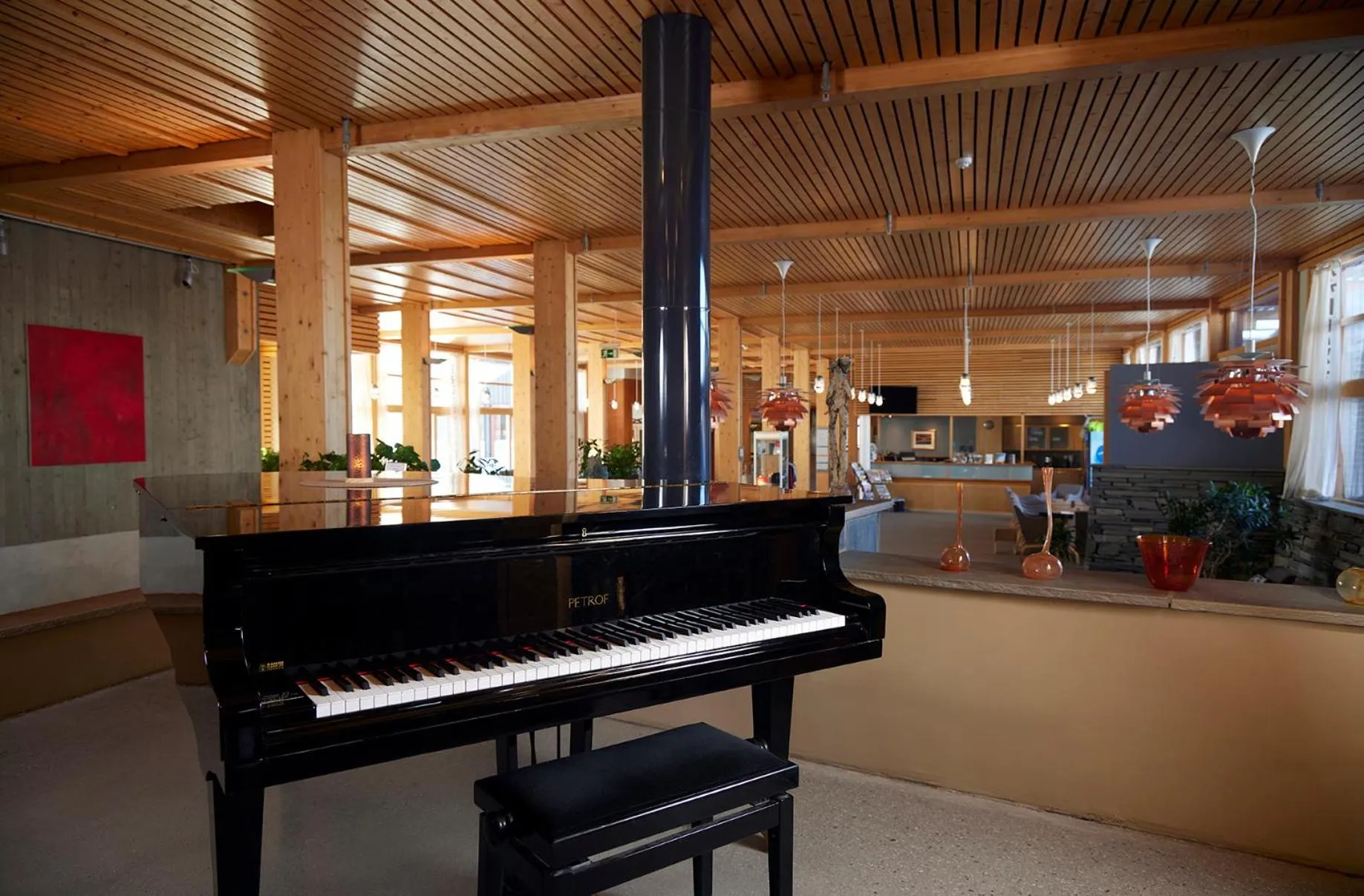 Lobby or reception in Unicare Røros Gjesteovernatting