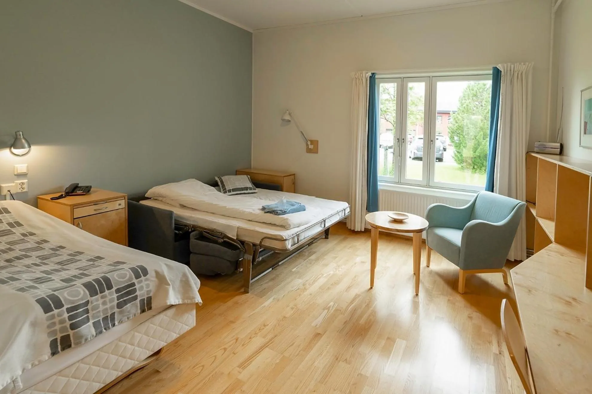 Bed in Unicare Røros Gjesteovernatting