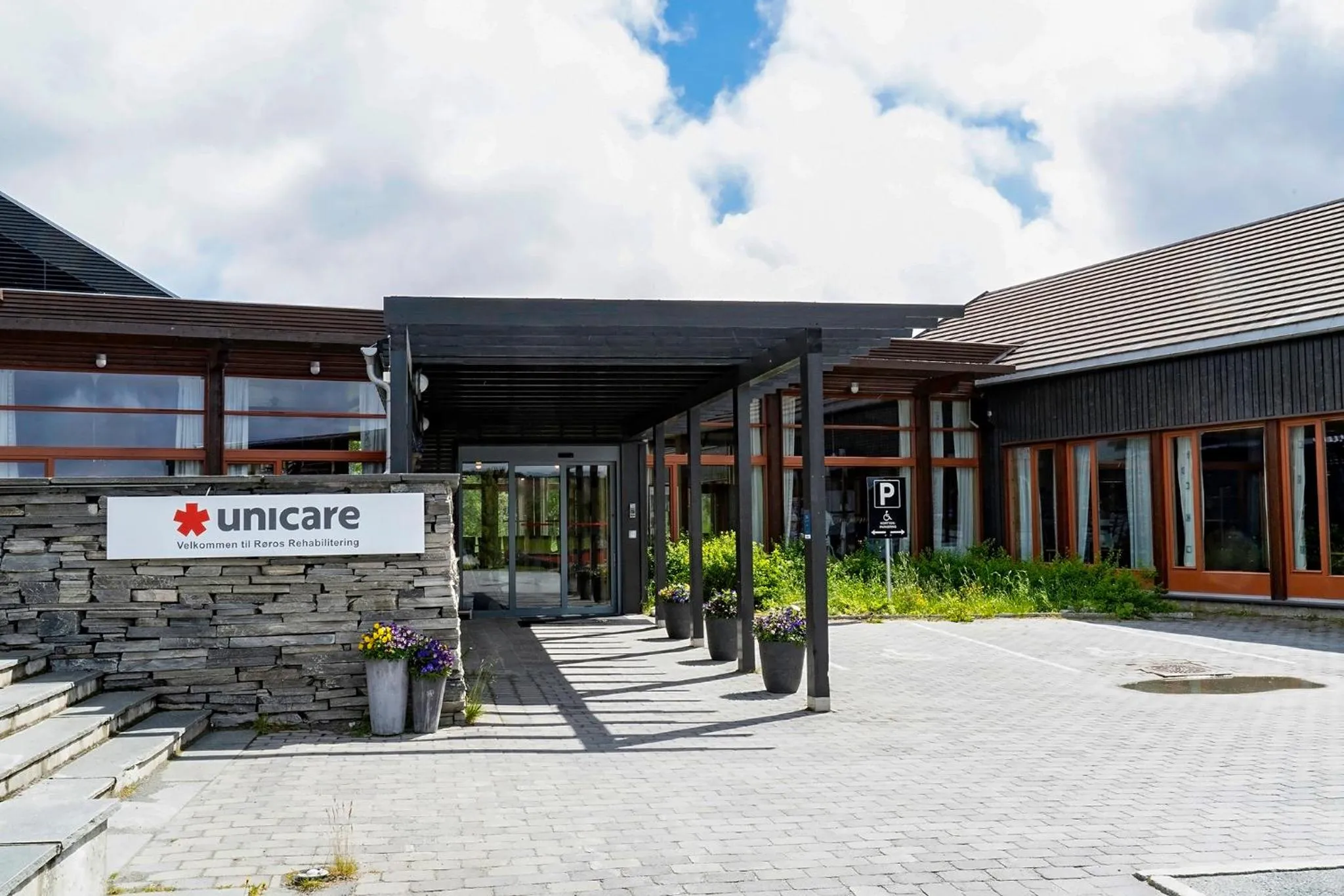 Facade/entrance in Unicare Røros Gjesteovernatting
