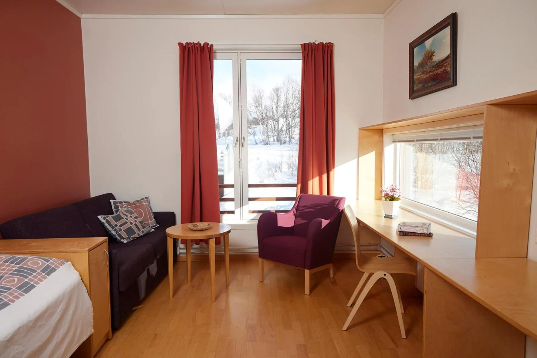 Photo of the whole room, Bed in Unicare Røros Gjesteovernatting