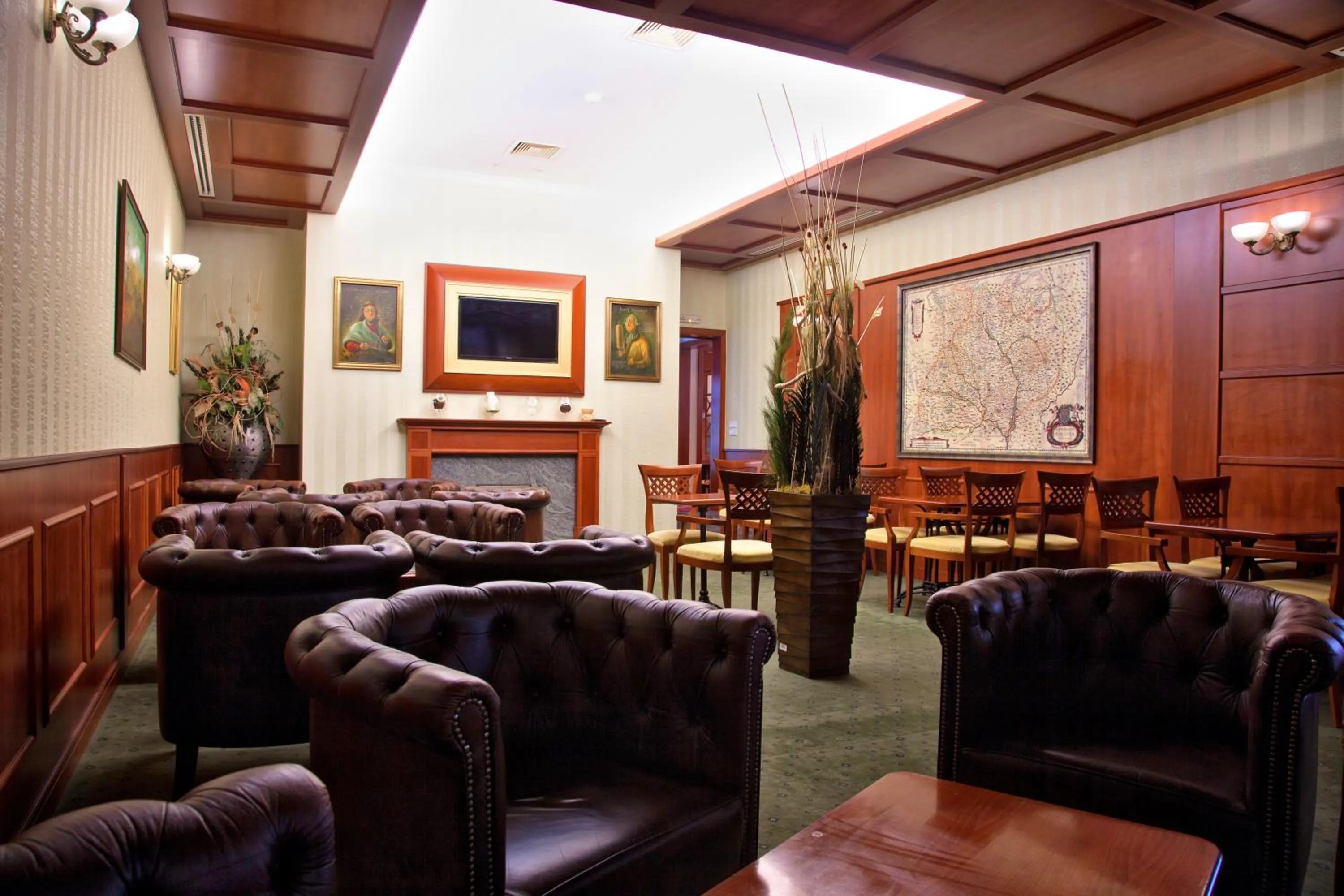 Communal lounge/ TV room, Seating Area in Hotel sv. Ludmila