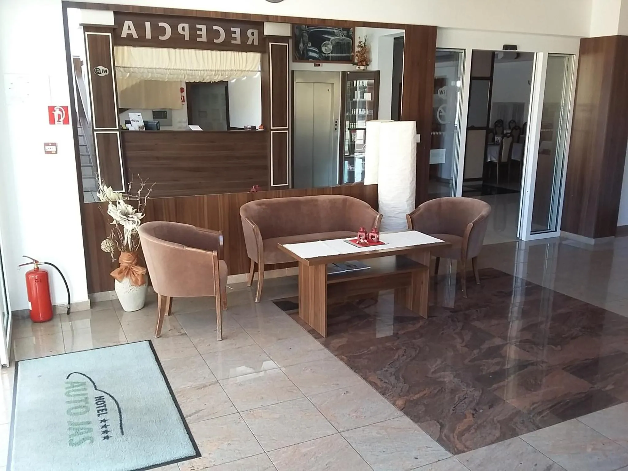 Lobby or reception in Hotel Auto Jas