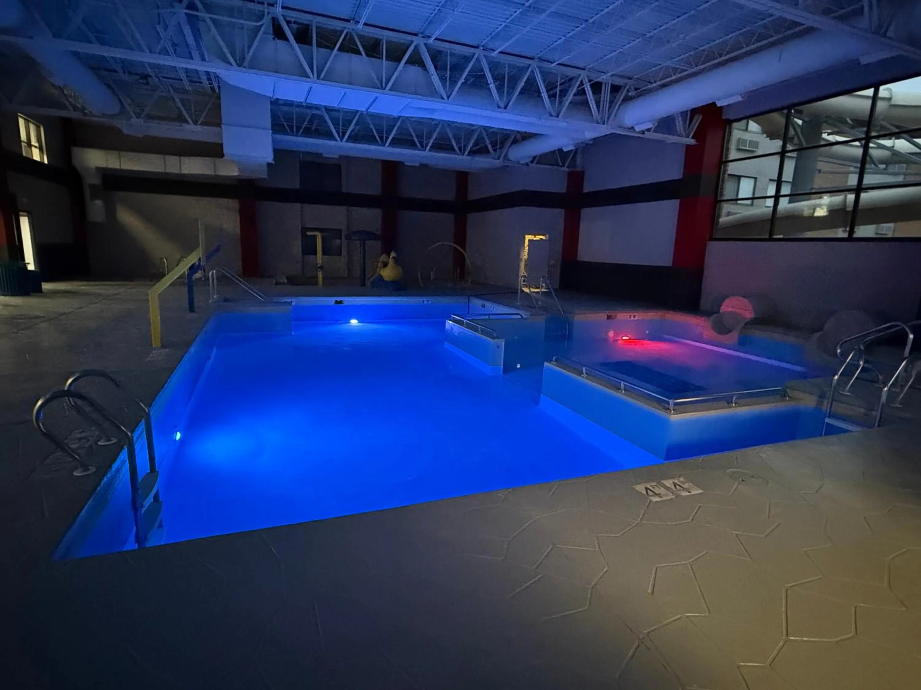 Pool view in Ramada by Wyndham Waupaca