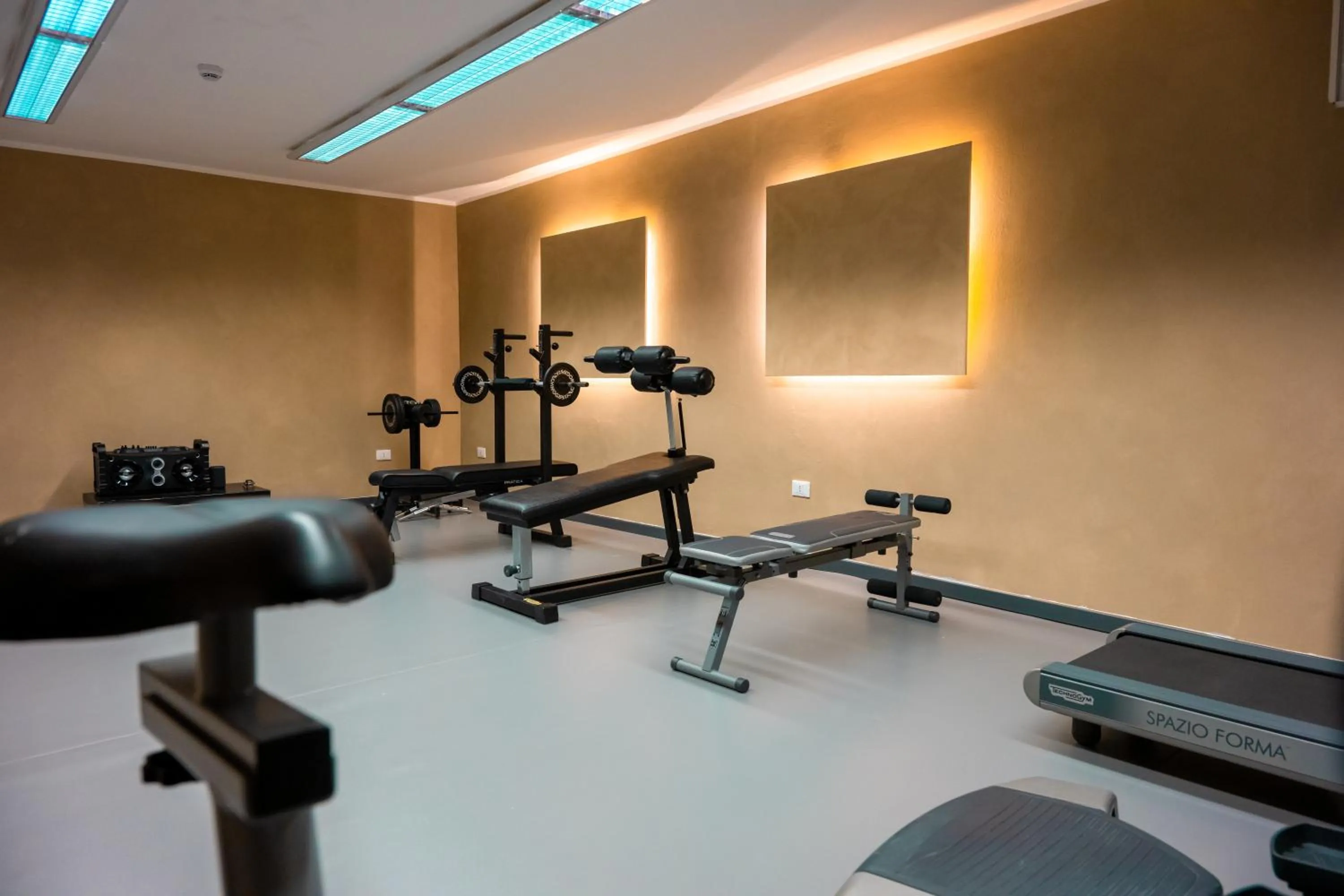 Fitness centre/facilities in Hotel Terme Pellegrini