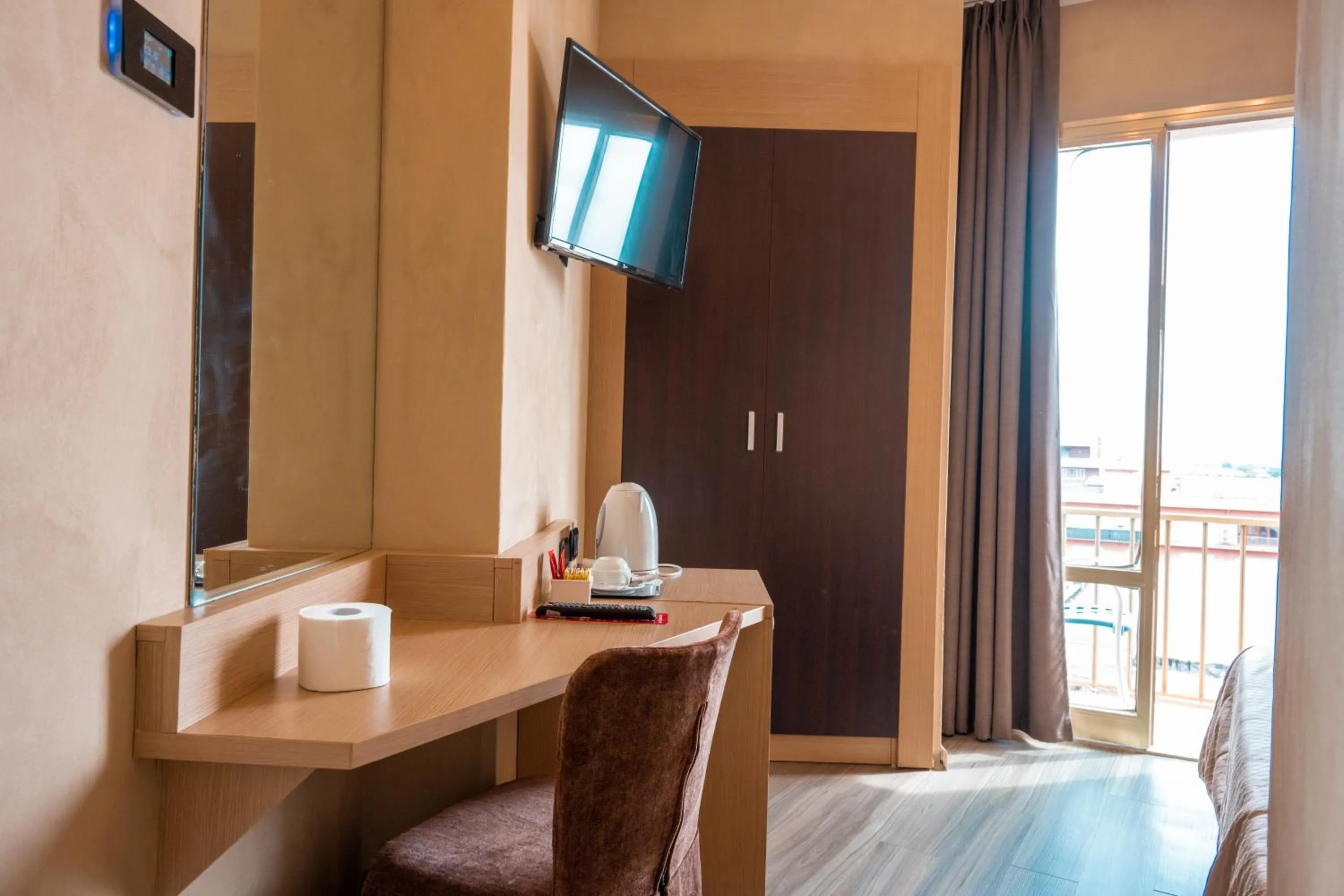 Bed in Hotel Terme Pellegrini