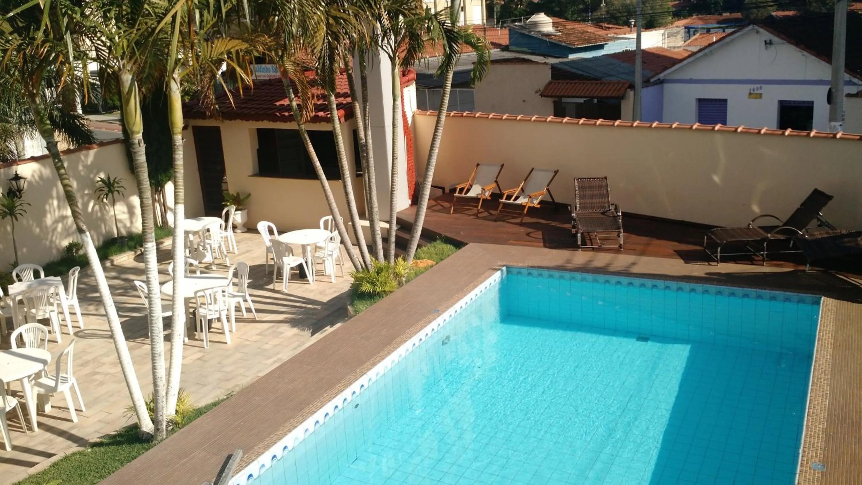 Pool view in Plaza Suite Hotel