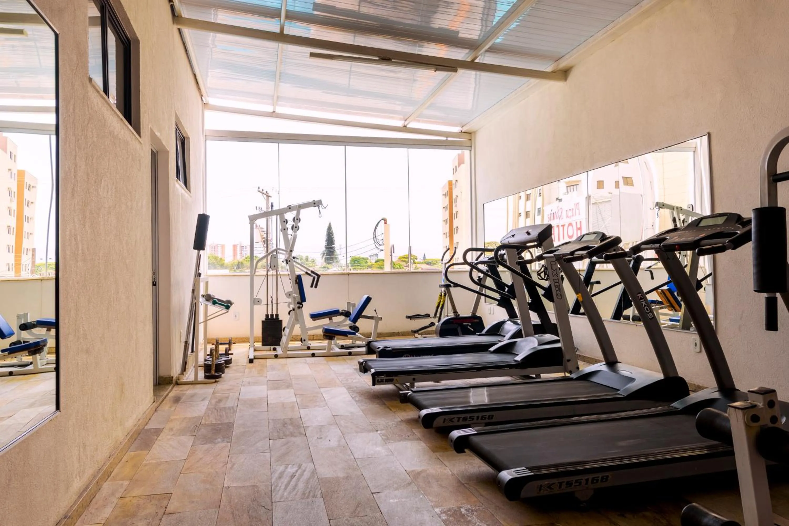 On site in Plaza Suite Hotel