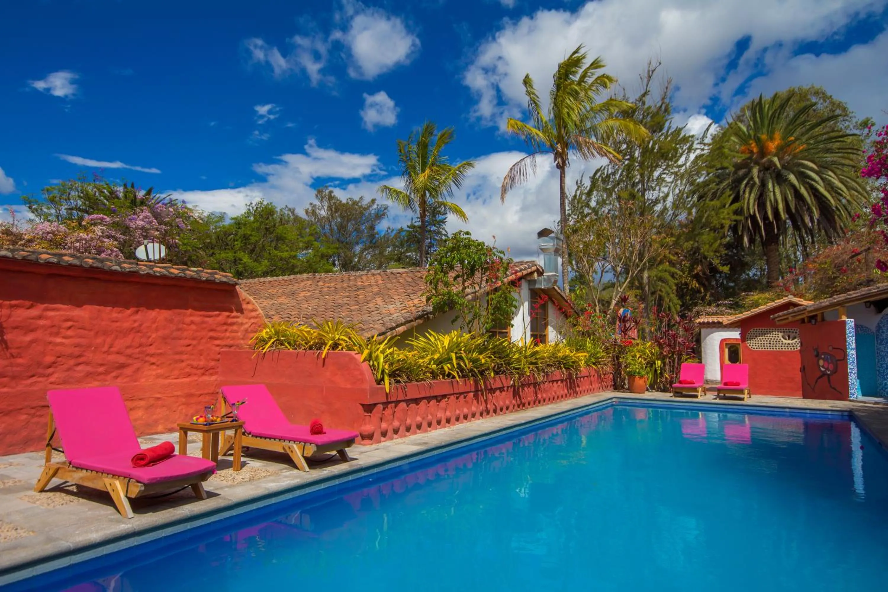 Swimming pool in Hosteria Museart Pantavi