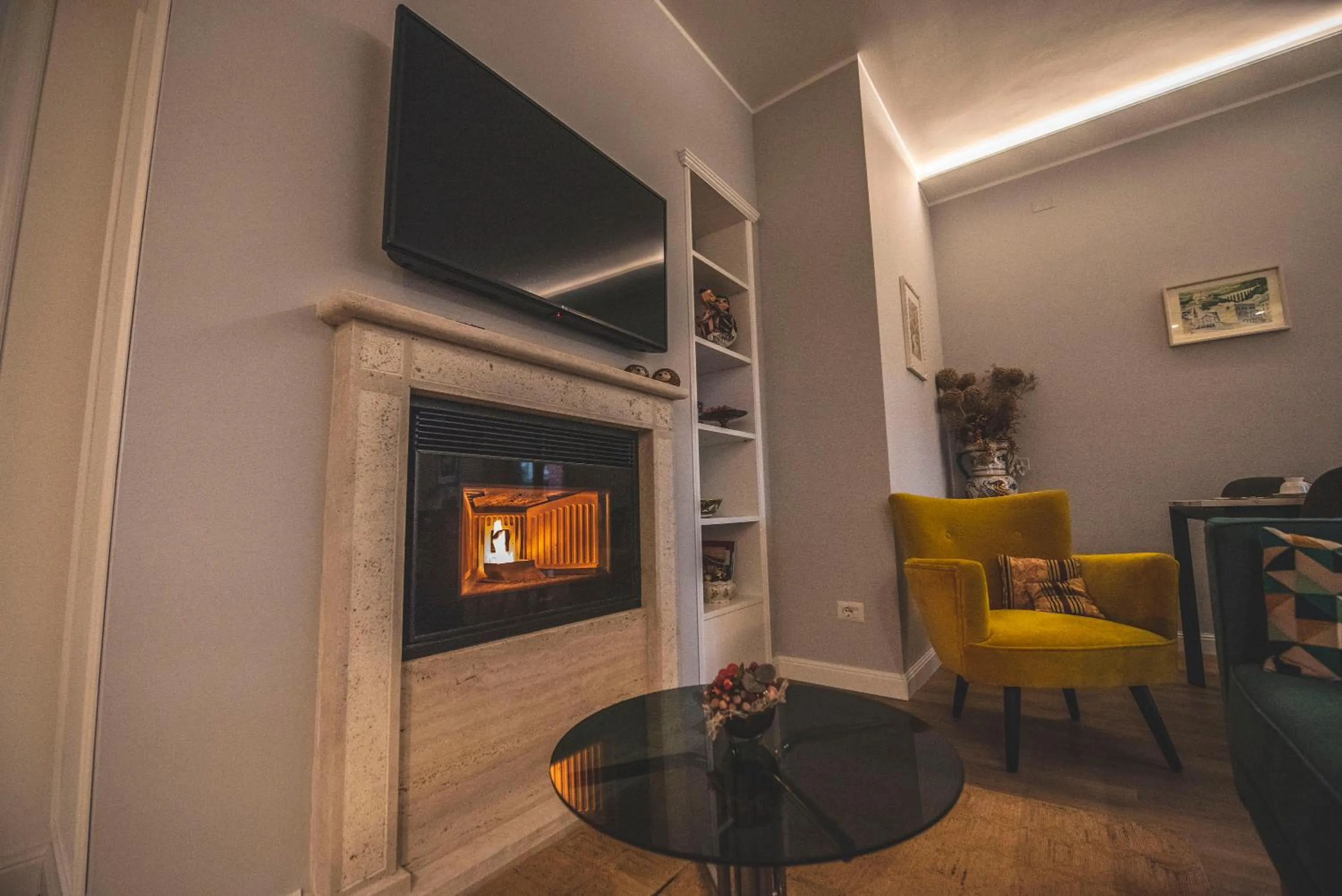 Communal lounge/ TV room in B&B Il Girasole