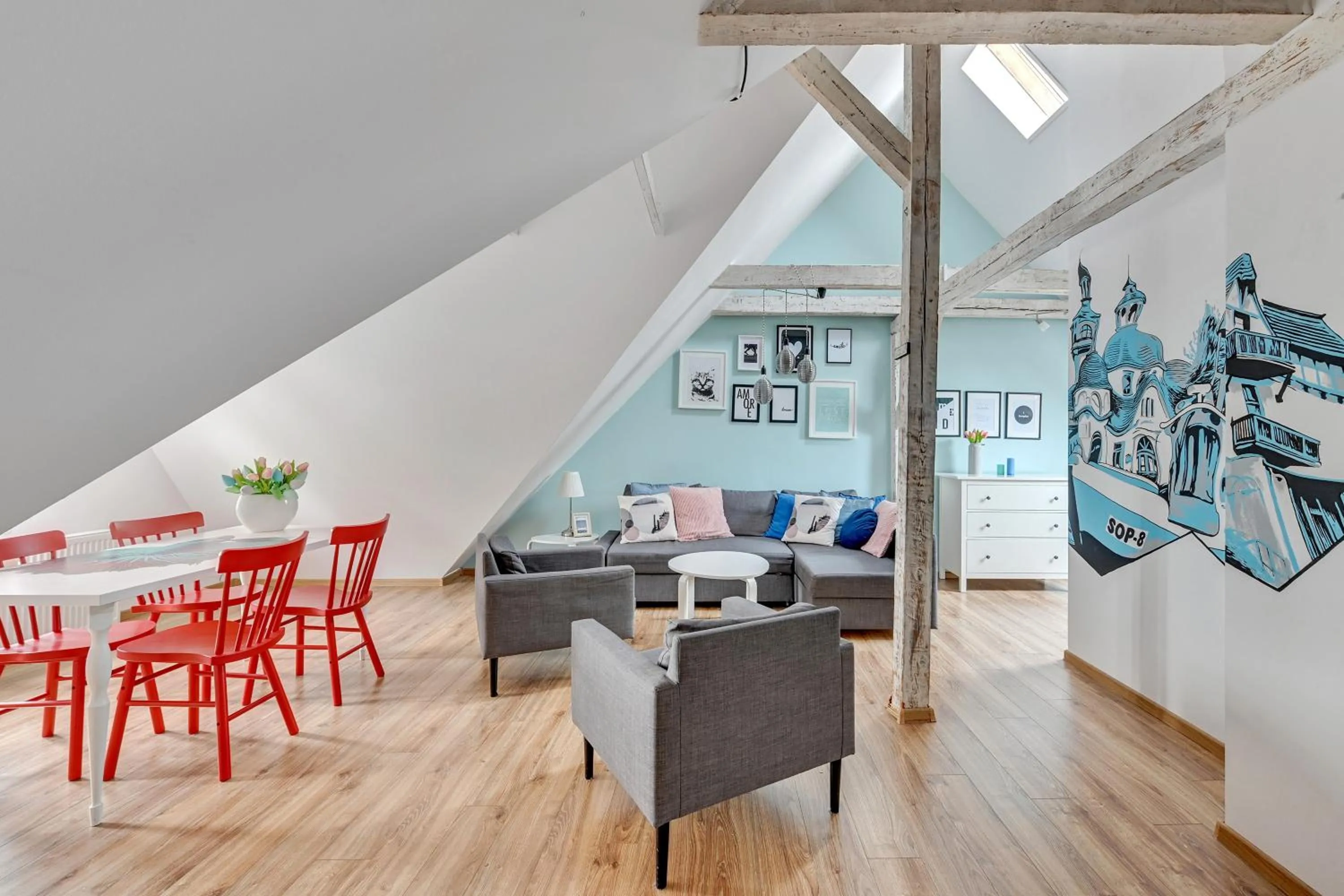 Living room in Grand Apartments - Happy Loft Apartment