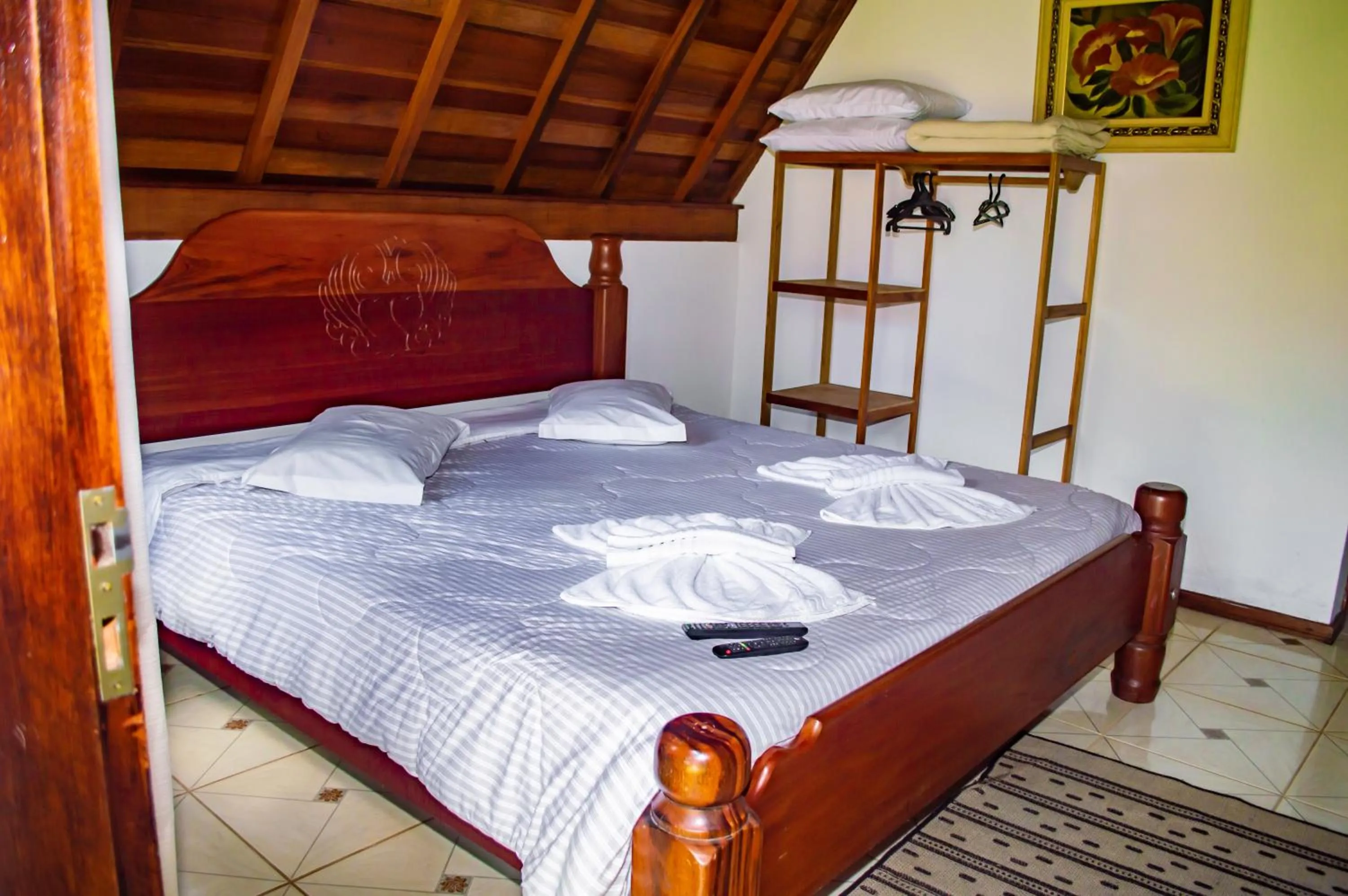 Bed in Pousada Vale Verde