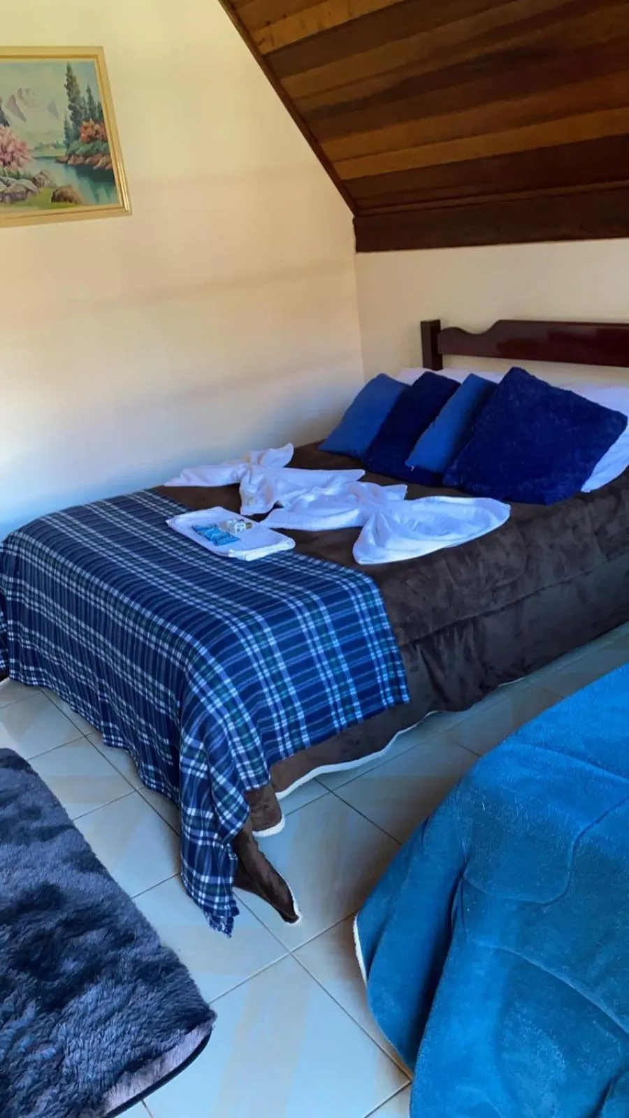 Bed in Pousada Vale Verde