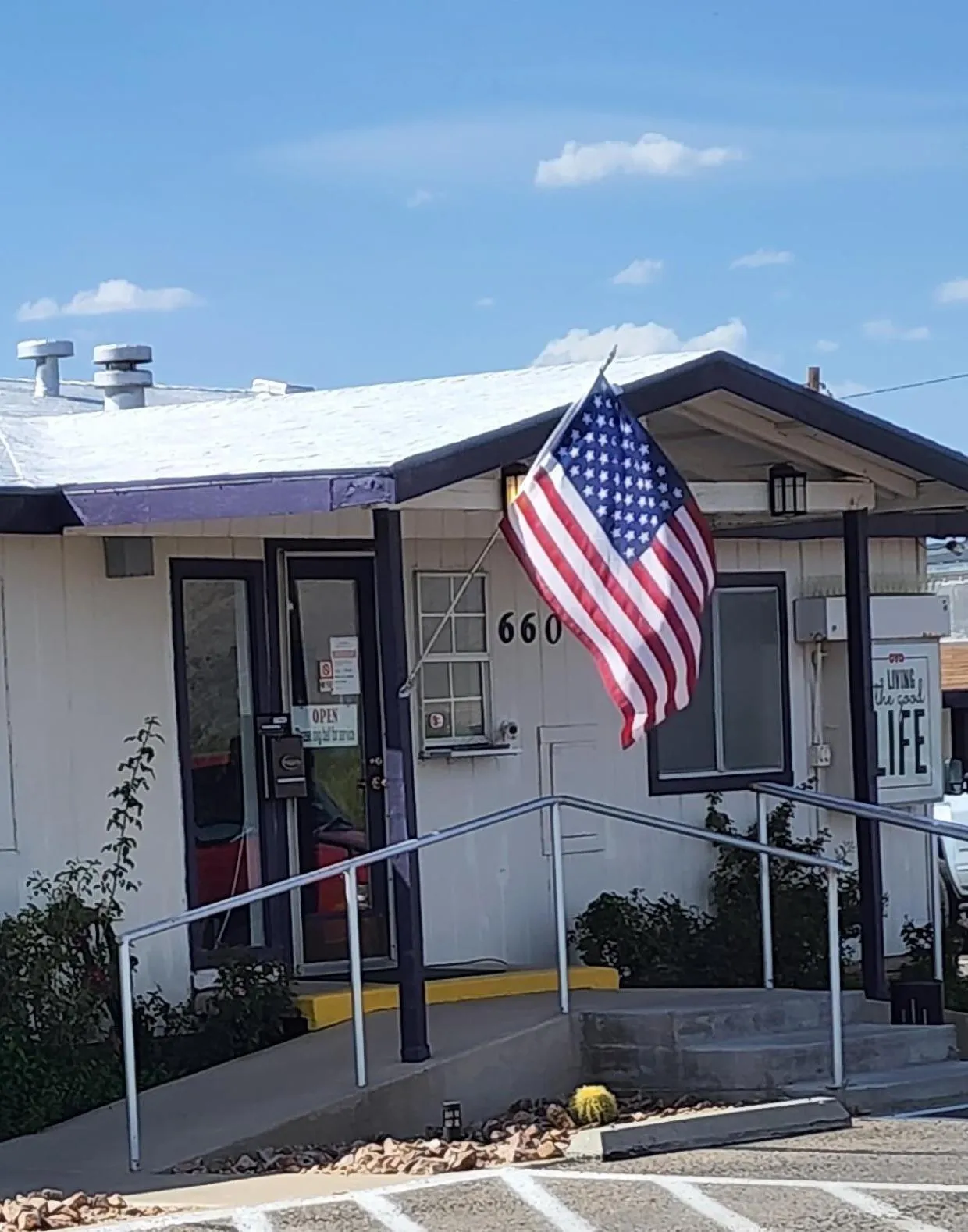 Property building in Rose's Motel