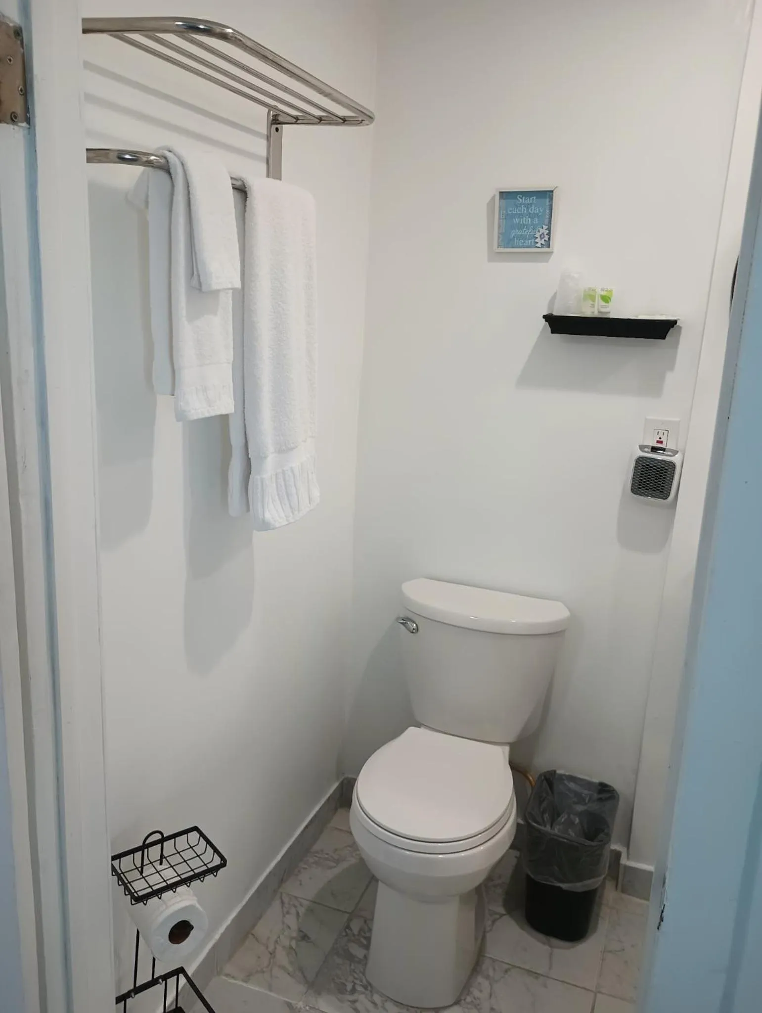Toilet in Rose's Motel