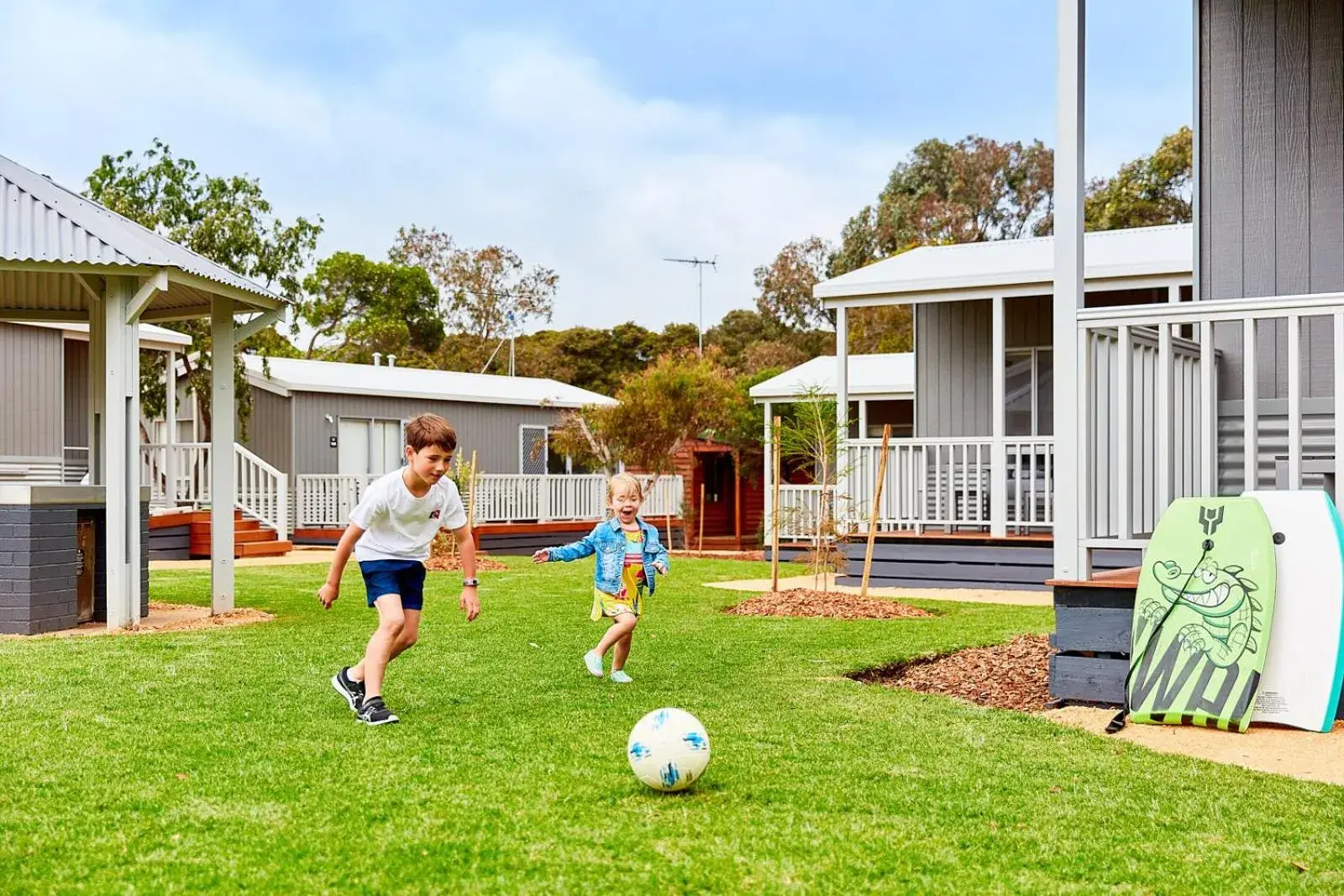 Family Cabin - Sleeps 6 in Torquay Foreshore Caravan Park Family Cabin - Sleeps 6 in Torquay Foreshore Caravan Park