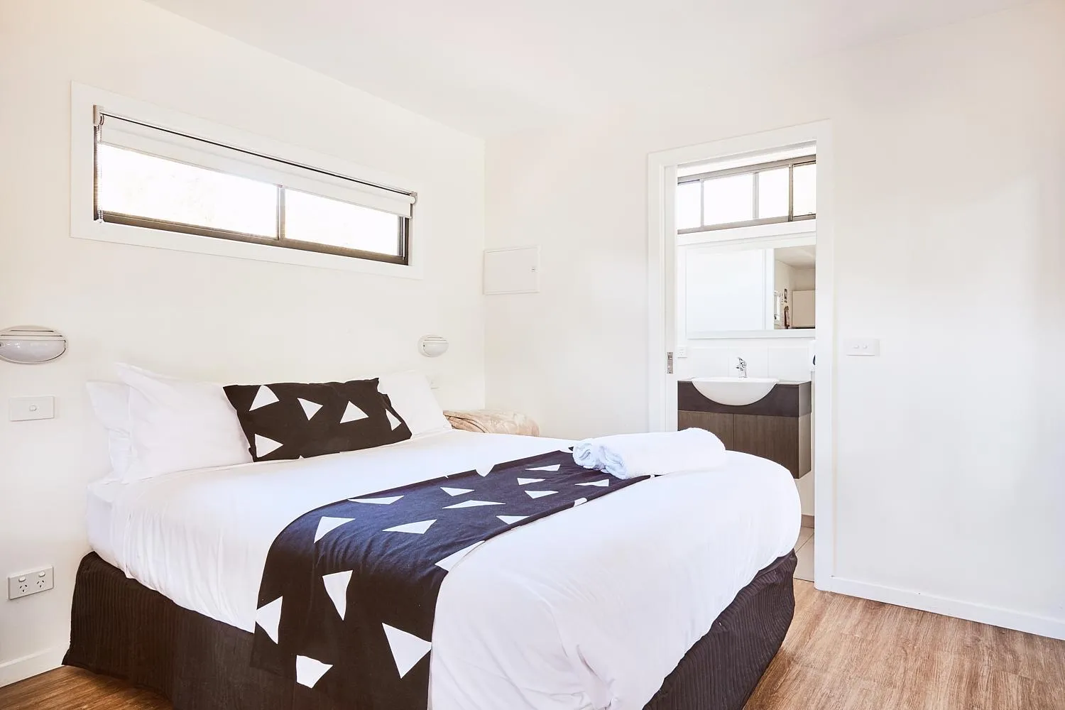 Bed in Lorne Foreshore Caravan Park