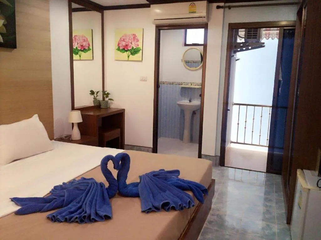 Bed in Baan Ketkeaw Guest House 2