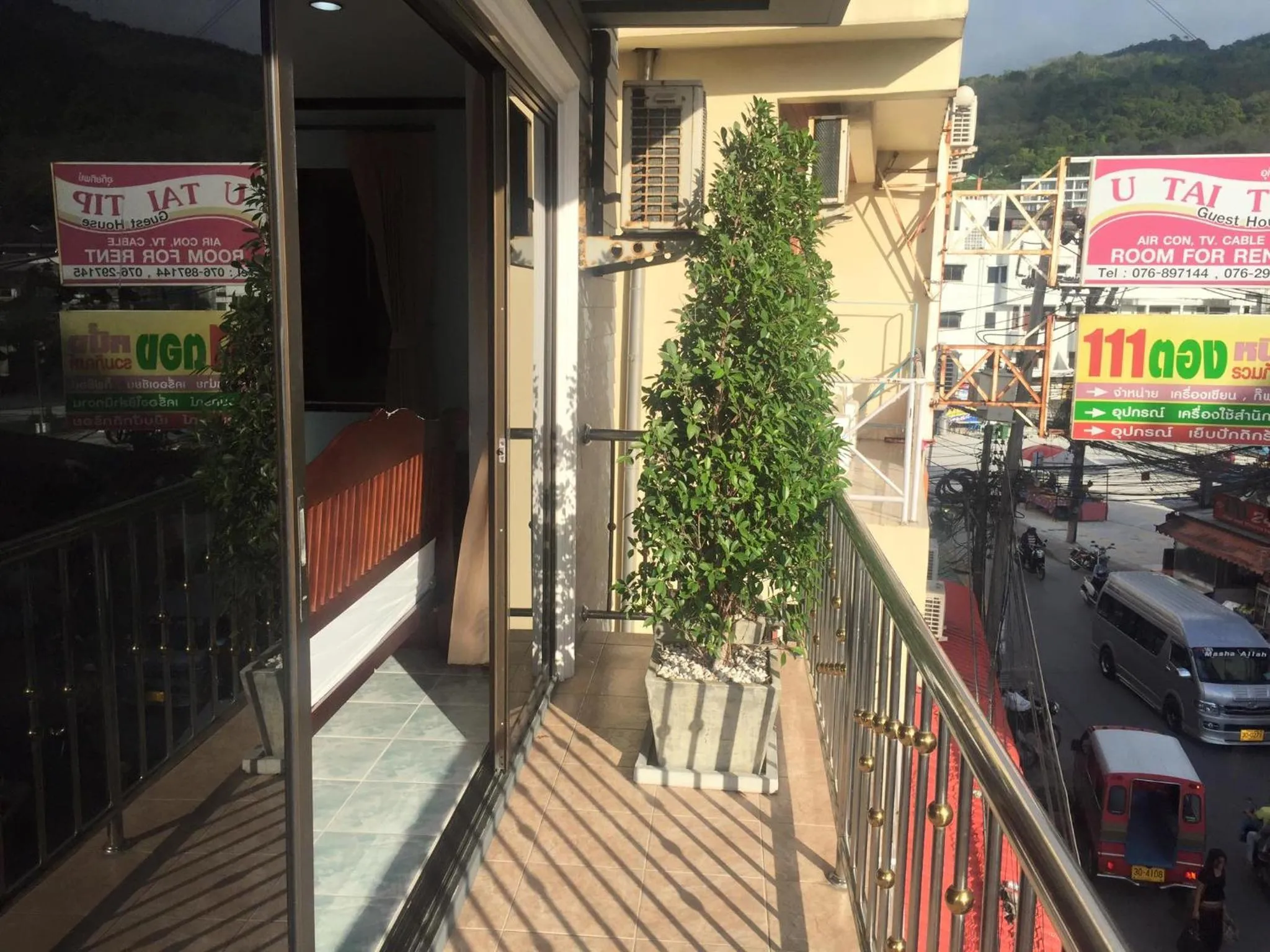 Balcony/Terrace in Baan Ketkeaw Guest House 2