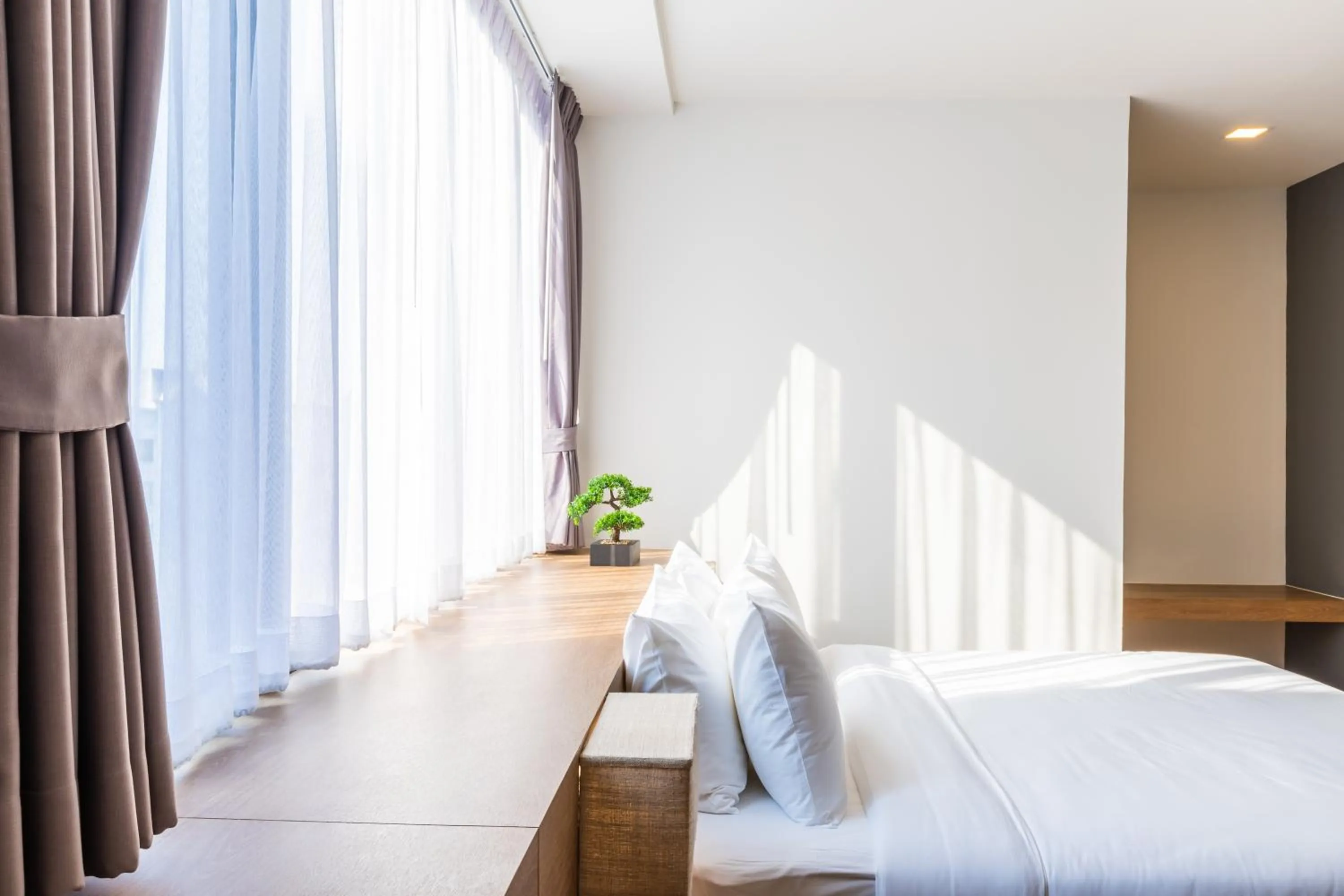 Bed in Icon Park Hotel, Chiang Mai- SHA Extra Plus