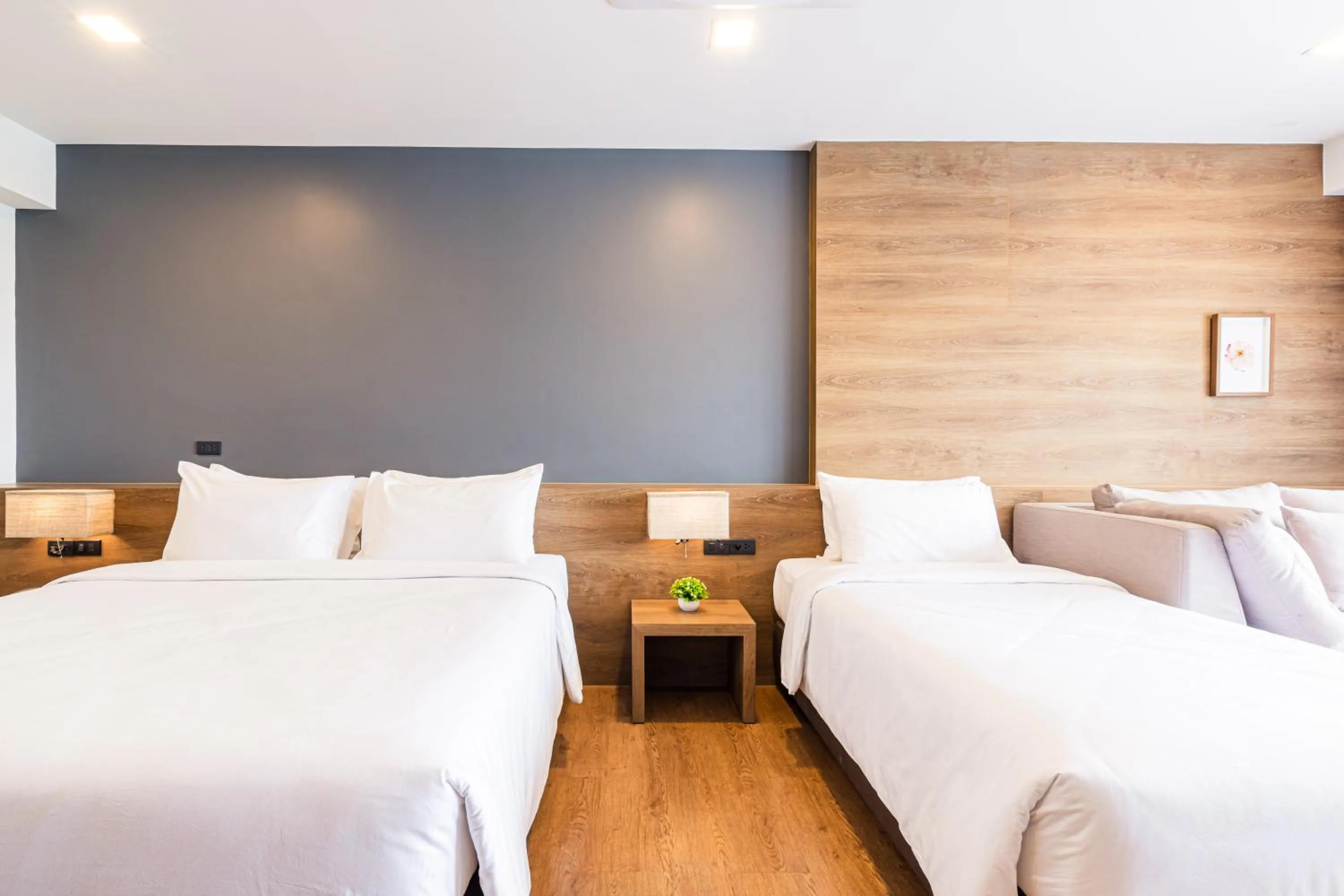 Bed in Icon Park Hotel, Chiang Mai- SHA Extra Plus