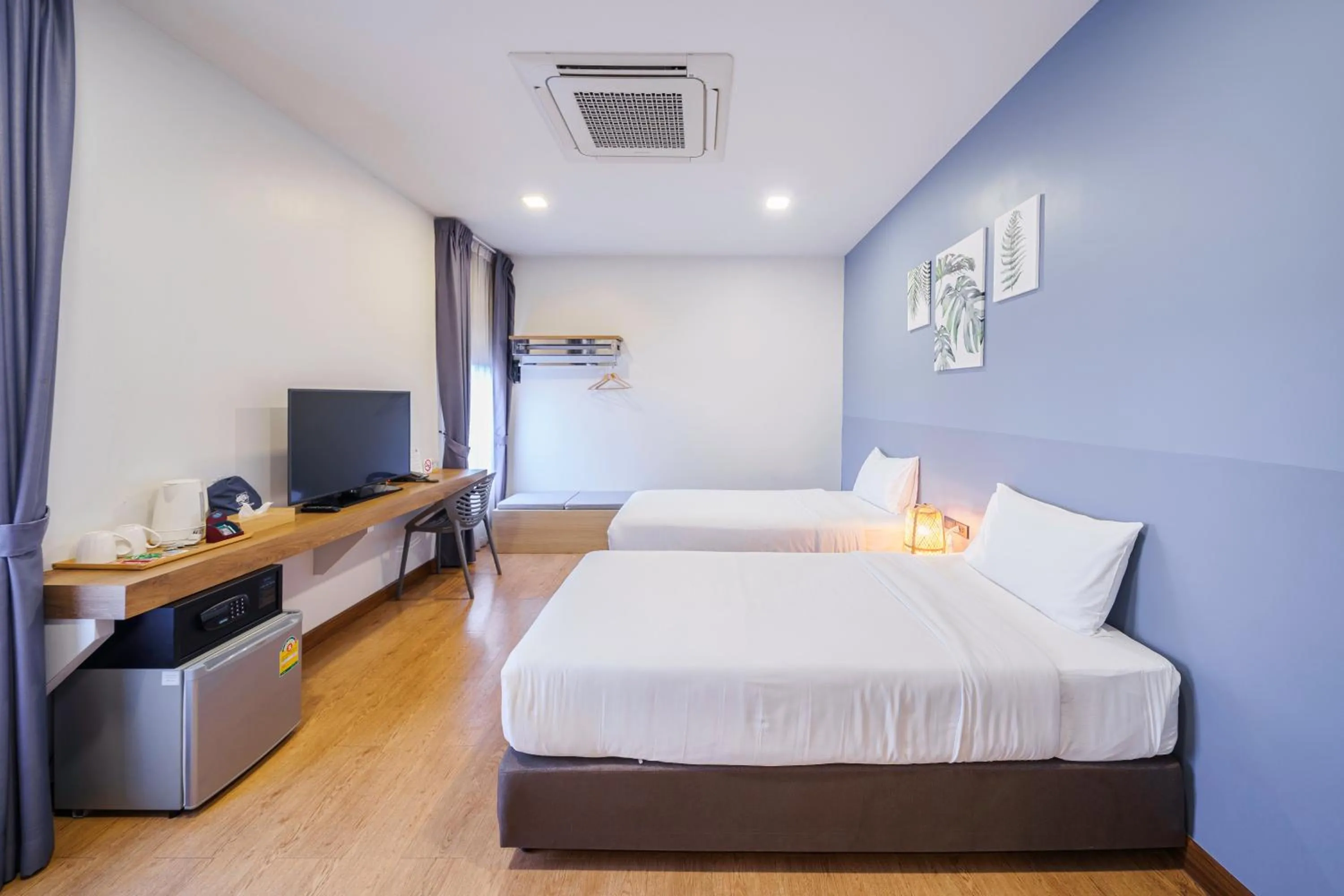 Bed in Icon Park Hotel, Chiang Mai- SHA Extra Plus