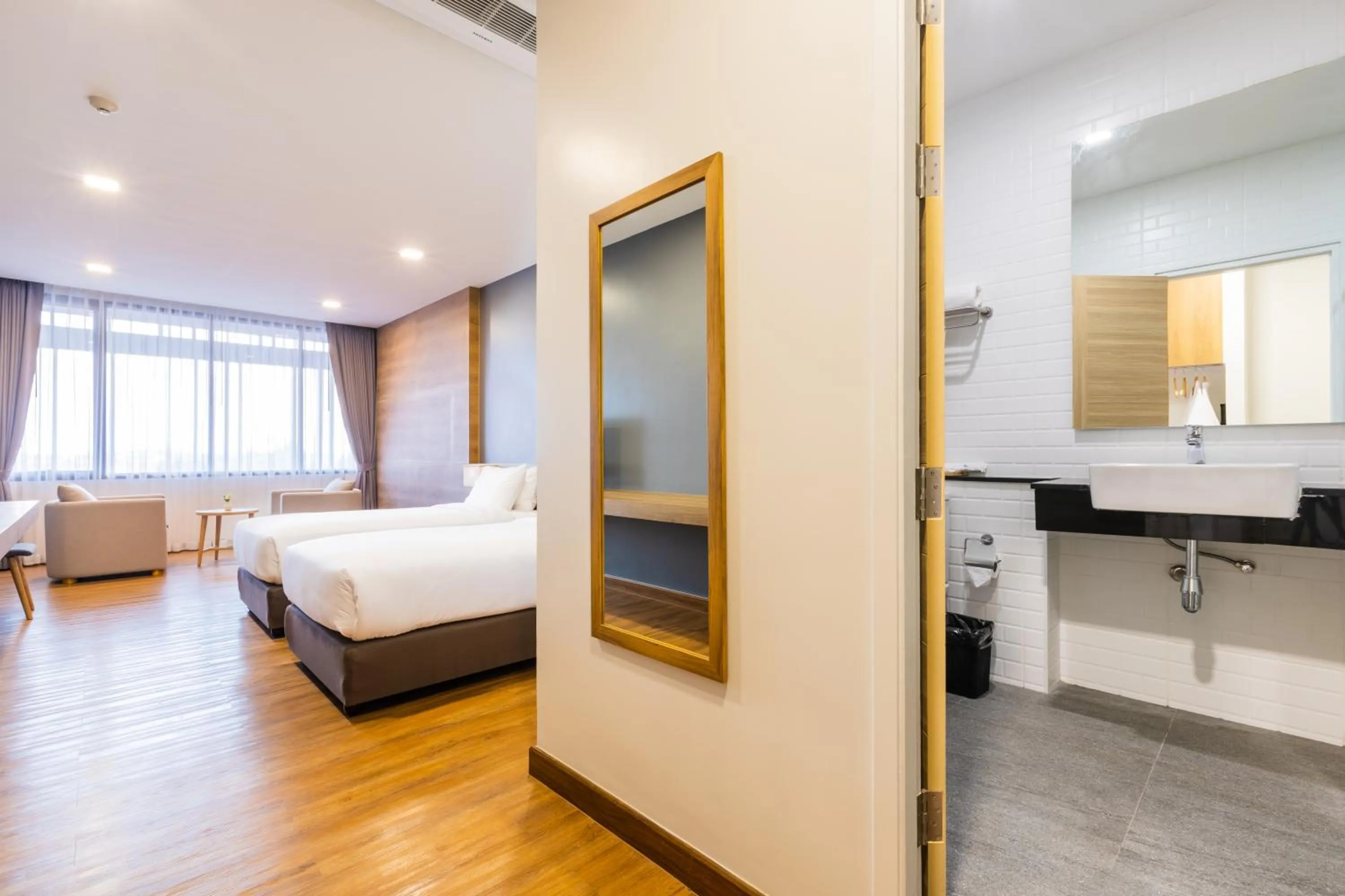 Photo of the whole room, Bed in Icon Park Hotel, Chiang Mai- SHA Extra Plus