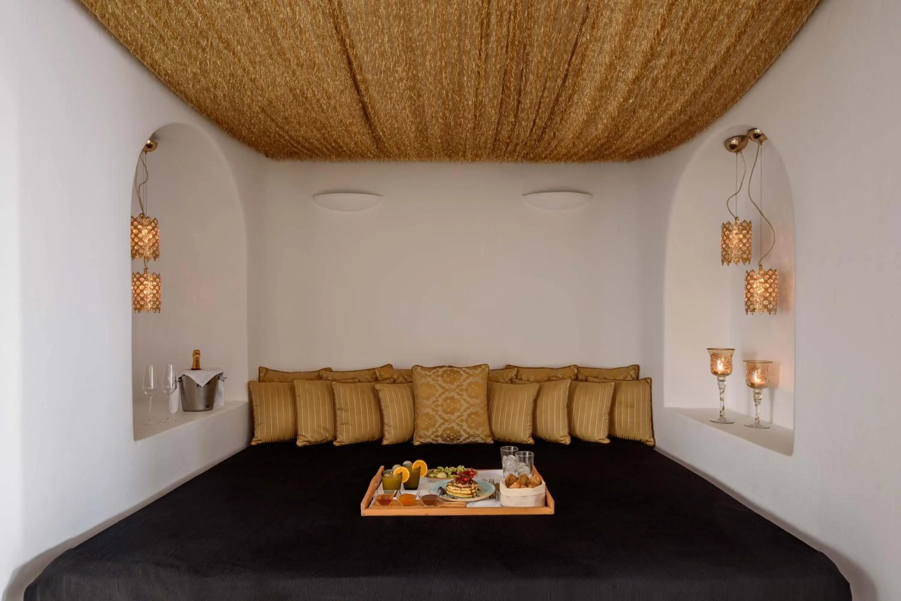 Bedroom in Above Blue Suites