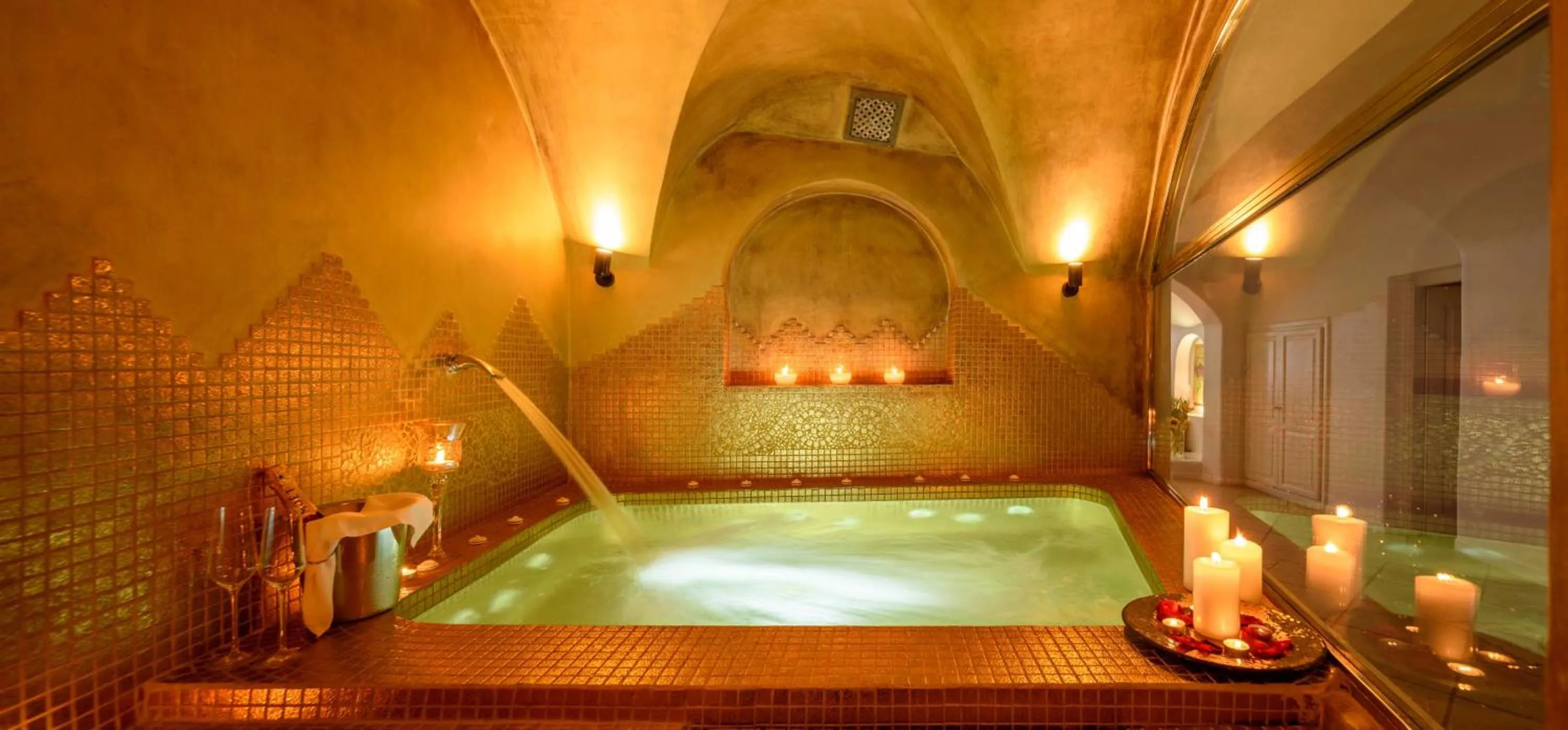 Hot Tub in Above Blue Suites