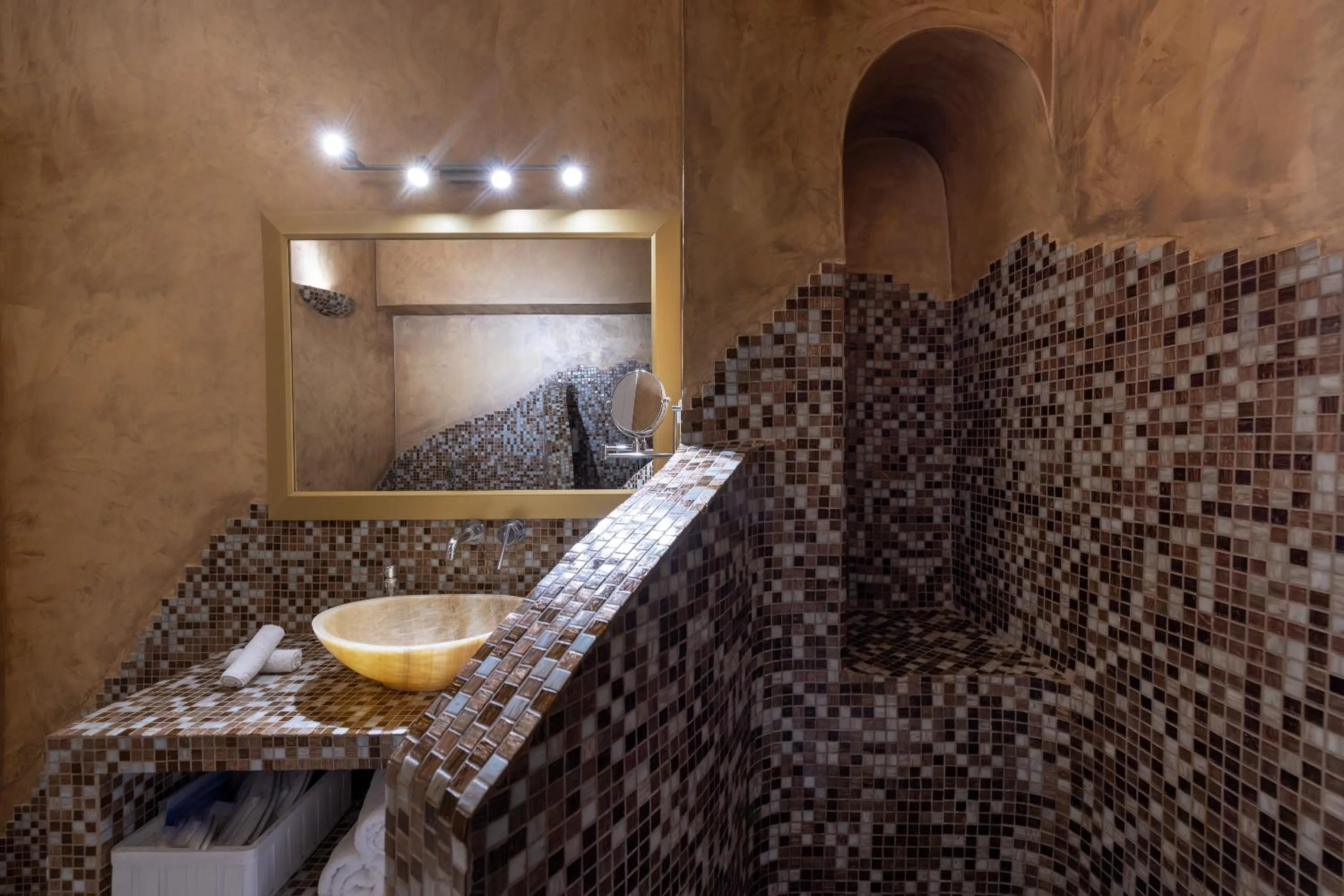 Bathroom in Above Blue Suites