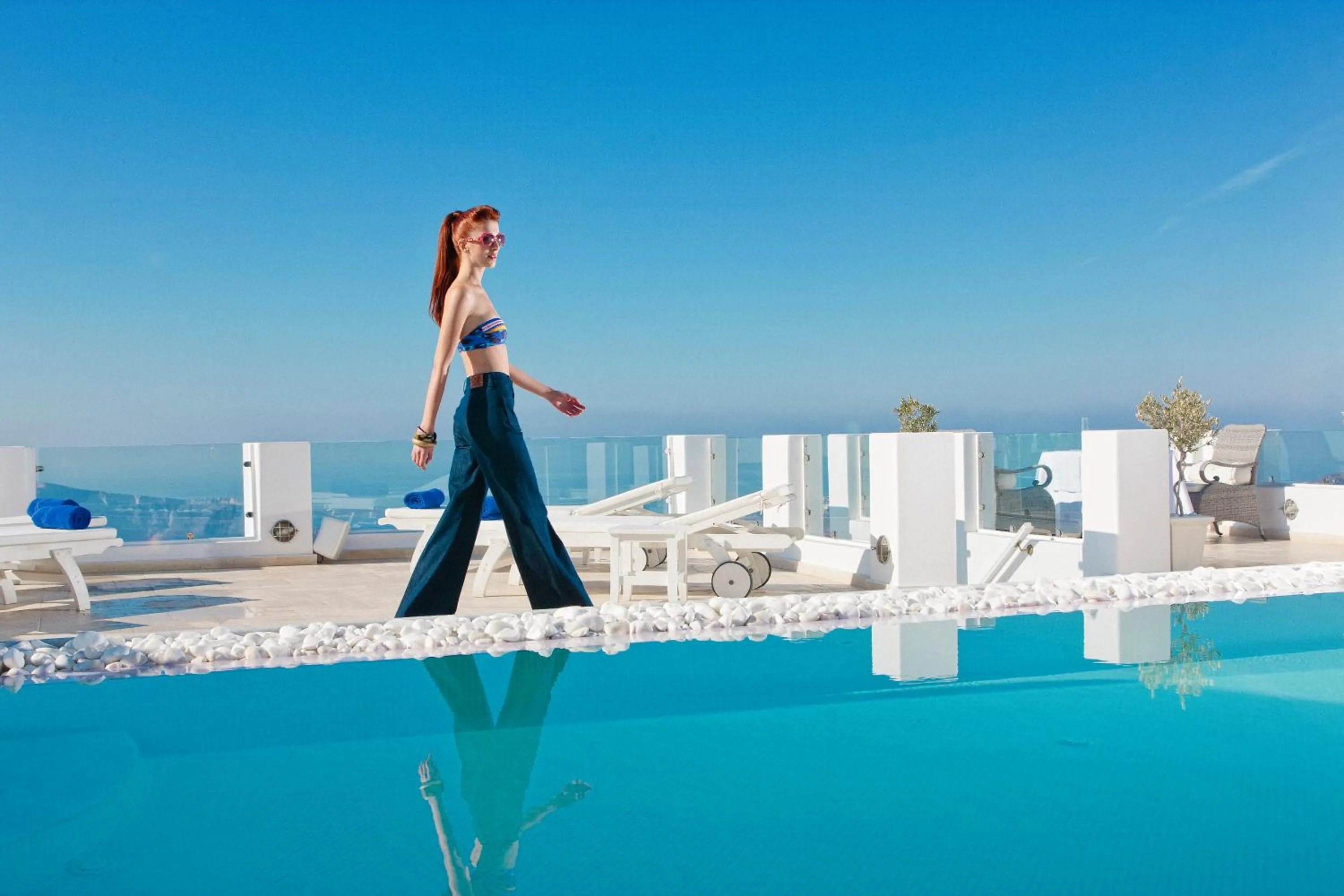 Swimming pool in Above Blue Suites