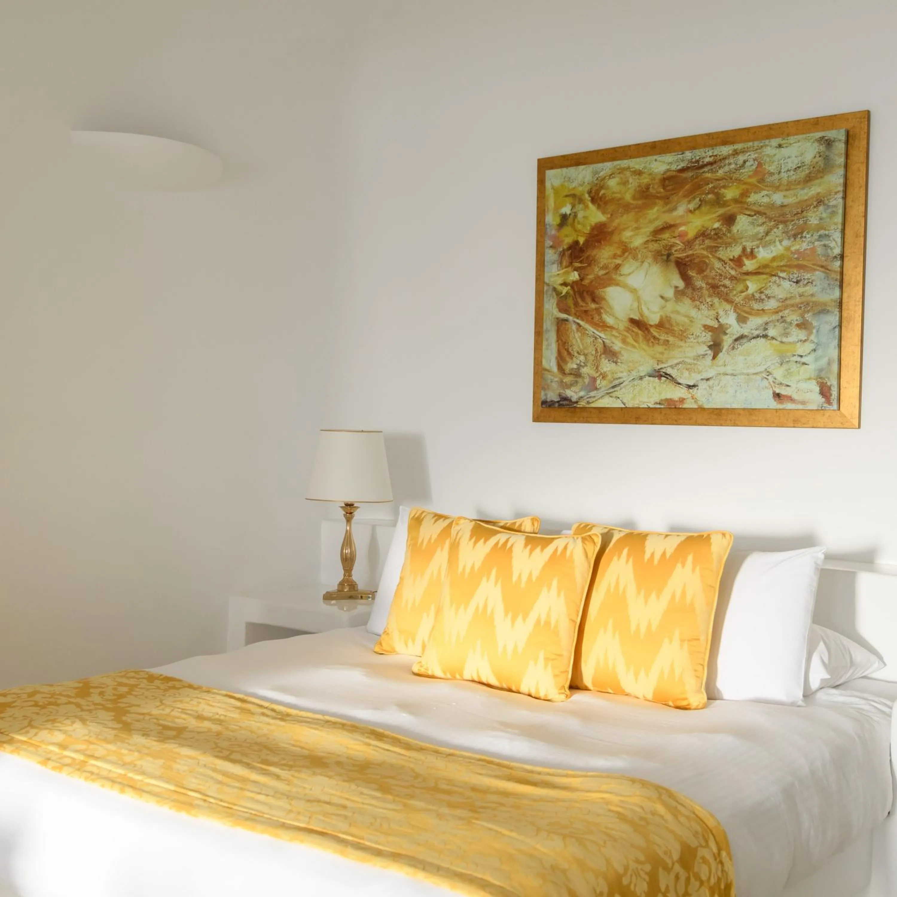 Bed in Above Blue Suites