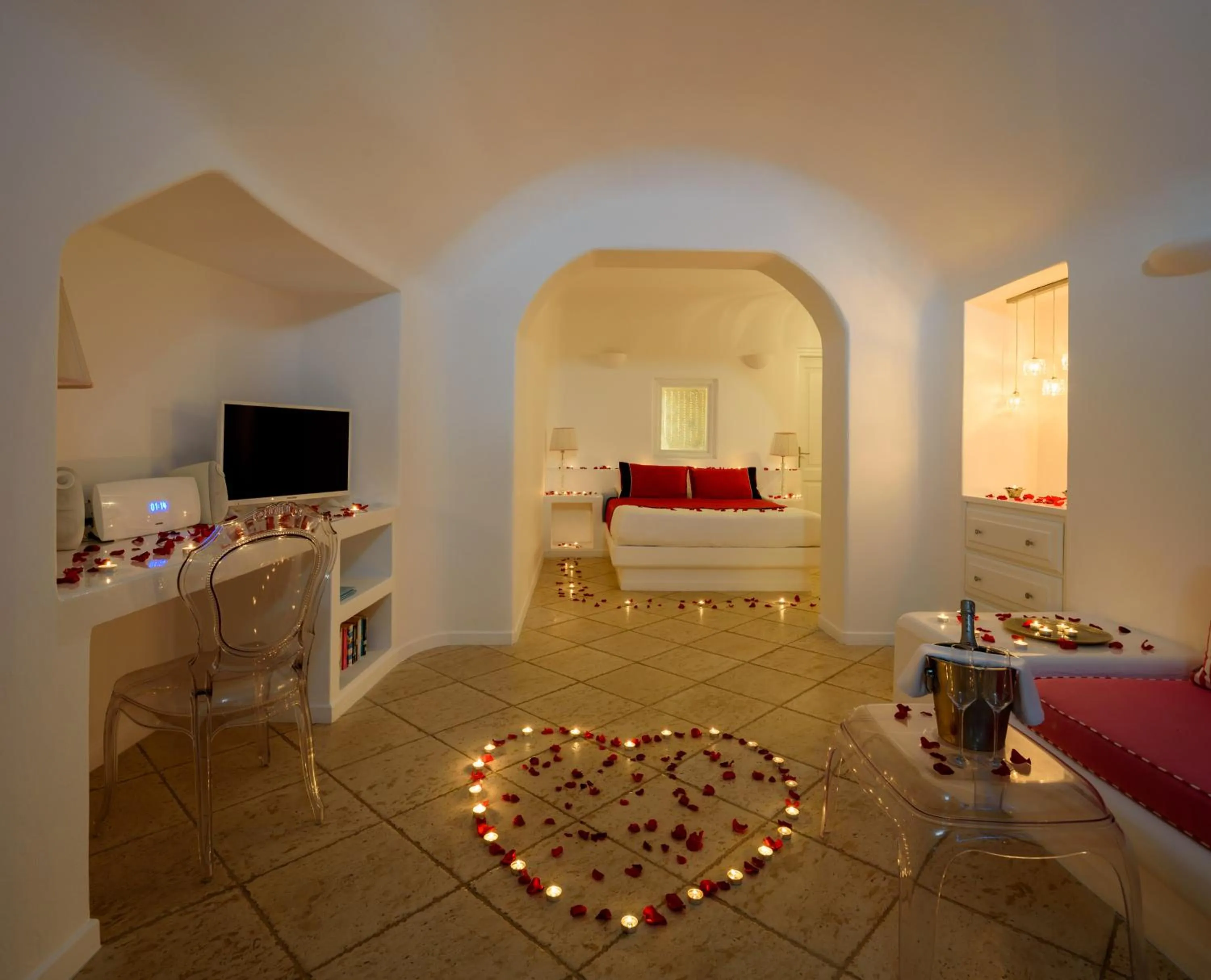 Bed in Above Blue Suites