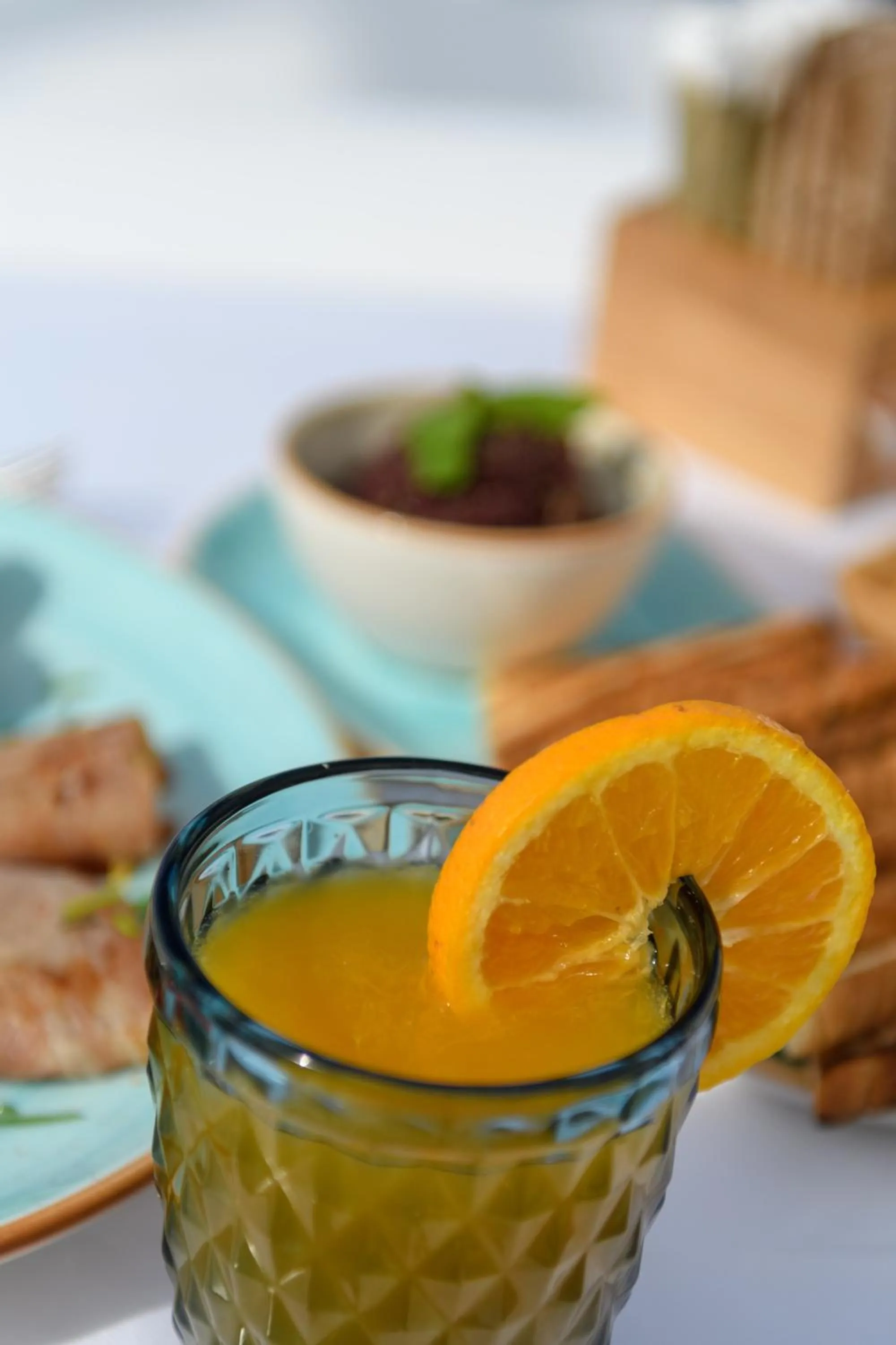 Drinks in Above Blue Suites