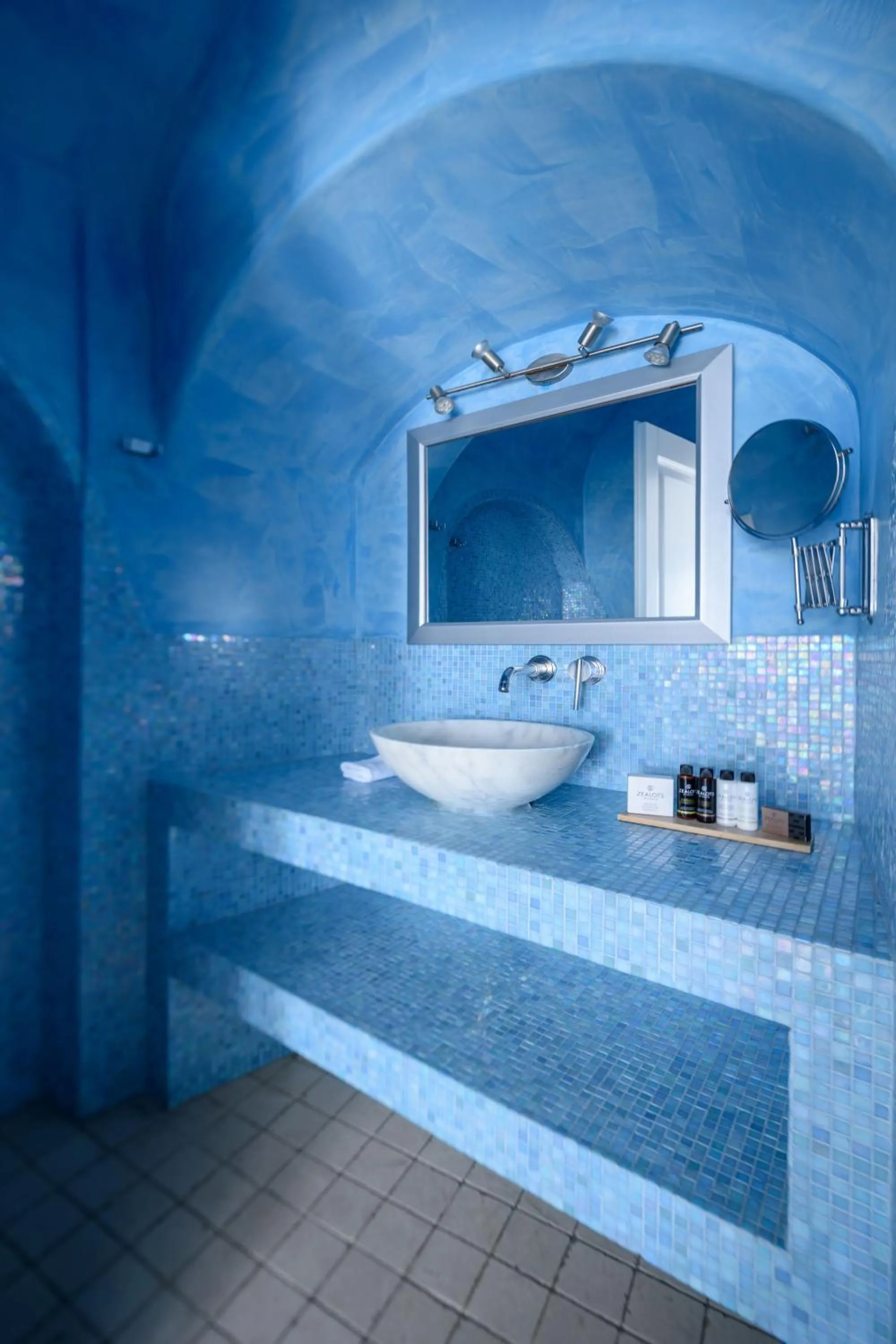 Bathroom in Above Blue Suites